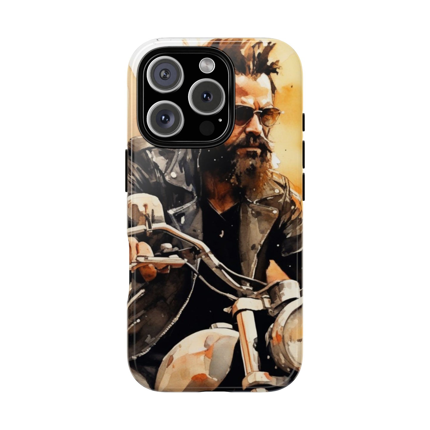 iPhone Tough Case Phone Case for iPhone 14\15\16 – Dual Layer, Matte/Glossy Finish, Wireless Charging Compatible