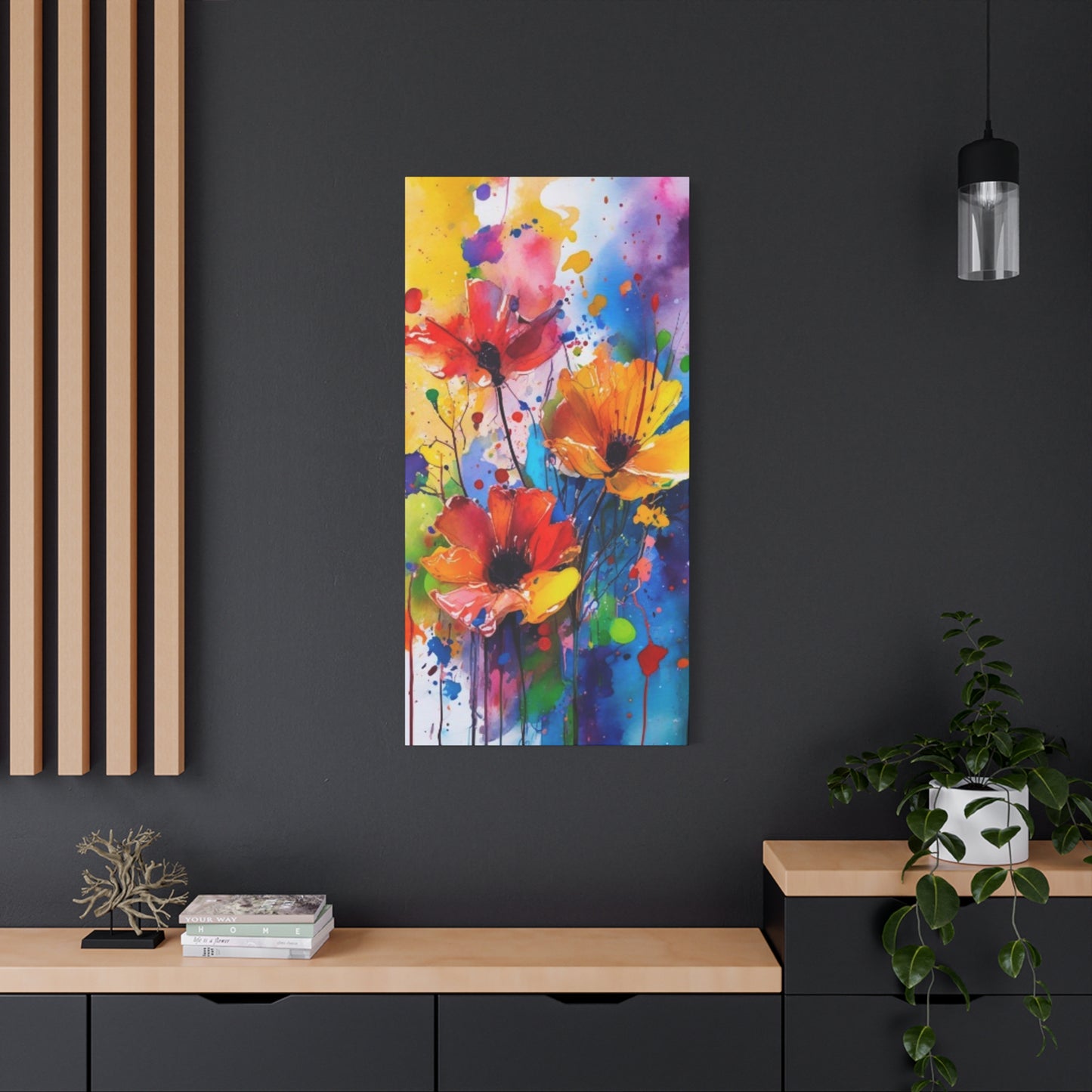 Abstract Art Canvas Print – Modern Wall Art, Digital Artwork, Matte Canvas, Ready to Hang, Home & Office Décor, Modern Wall Décor