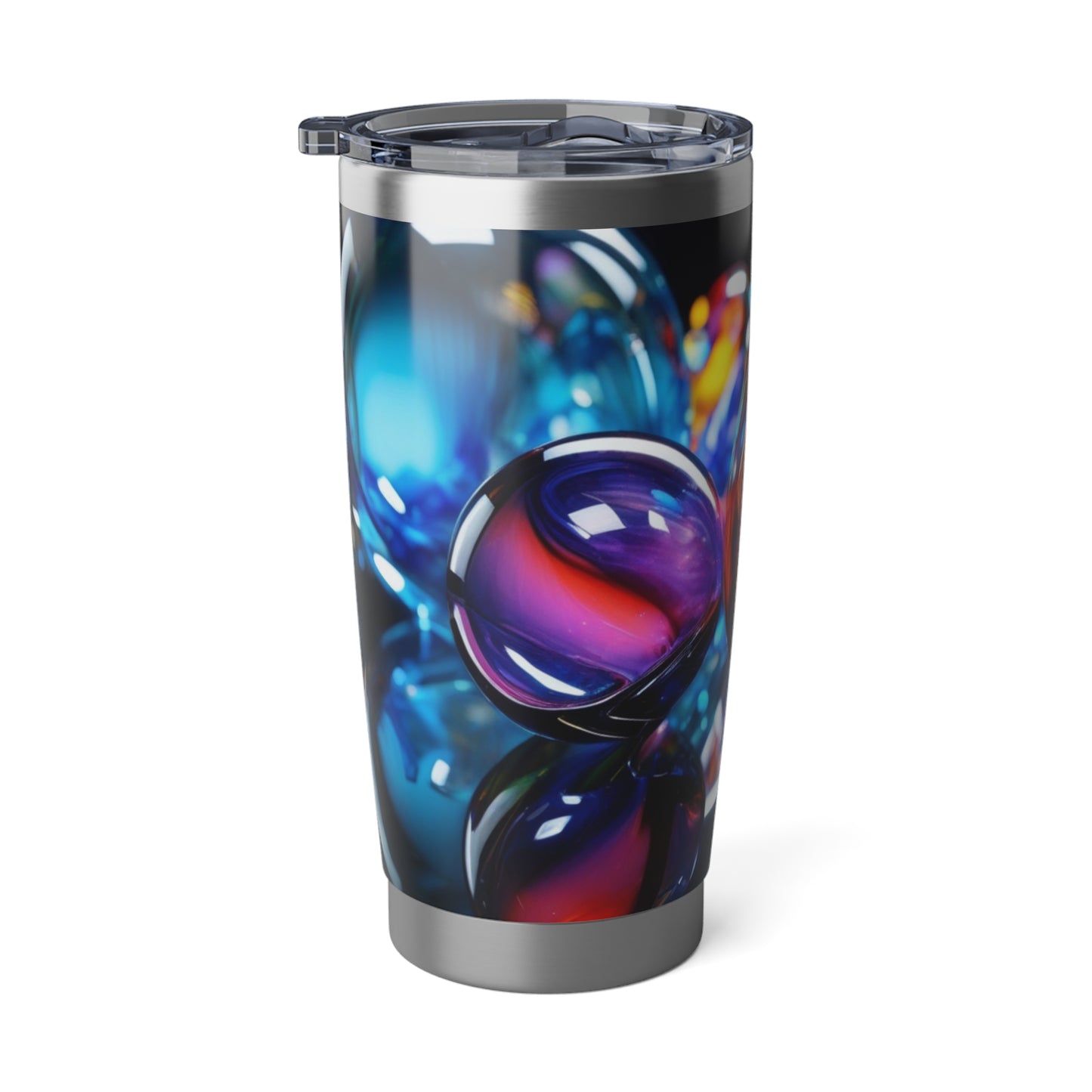 Vagabond 20oz Tumbler - Insulated Stainless Steel Travel Tumbler, Spill-Resistant, Double-Wall, Car Cup Holder Friendly. Abstract 20oz Tumbler | Unique Travel Mug, Vibrant Drinkware, Gift for Artists, Everyday Use