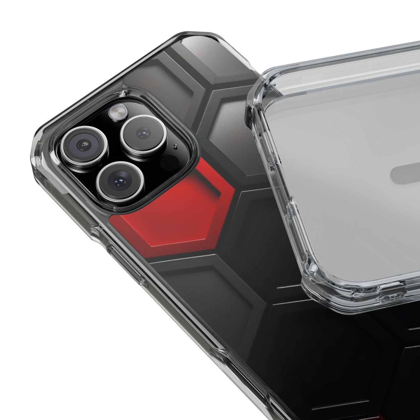Magnetic Phone Case for iPhone 16/15/14 | Stylish Clear Impact Case, Trendy Protection for iPhone, Unique Gifts for Tech Lovers, Modern Aesthetic