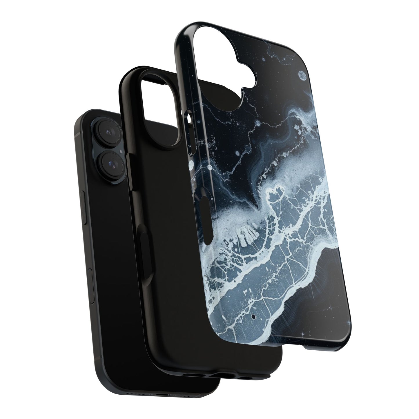 Tough Case Phone Case for iPhone 16, Samsung Galaxy S25– Dual Layer, Matte/Glossy Finish, Wireless Charging Compatible