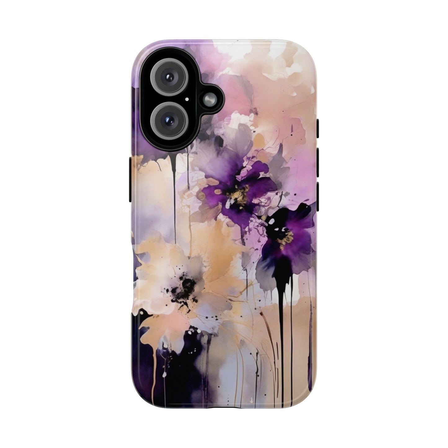 iPhone Tough Case Phone Case for iPhone 15\16 – Dual Layer, Matte/Glossy Finish, Wireless Charging Compatible
