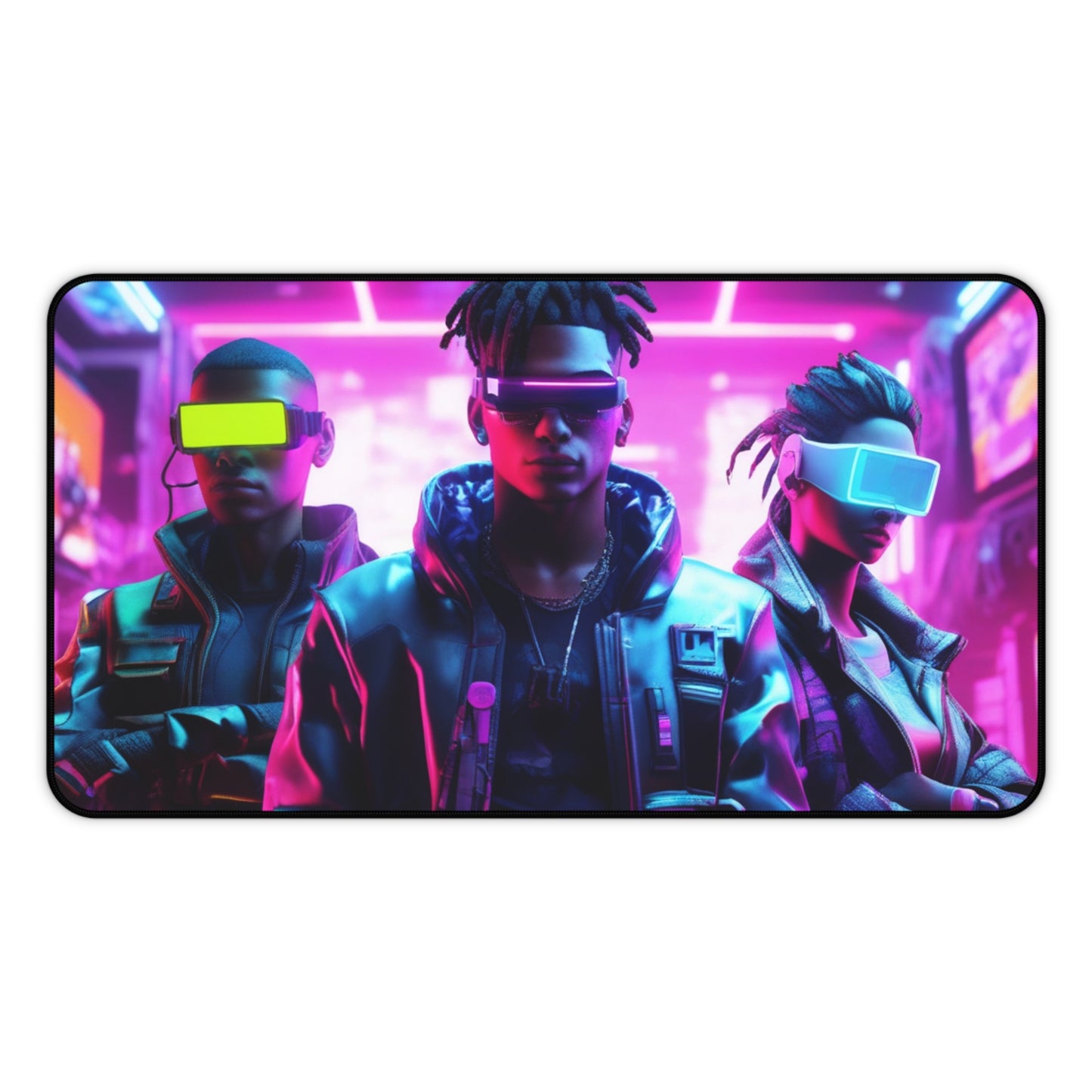 Large Gaming Mouse Pad – Premium Mouse Pad & Tech Accessory for Home & Office, Premium Desk Mat, Gaming Mouse Pad, Non-slip, Futuristic Gaming Desk Mat - Perfect for Gamers & Tech Enthusiasts
