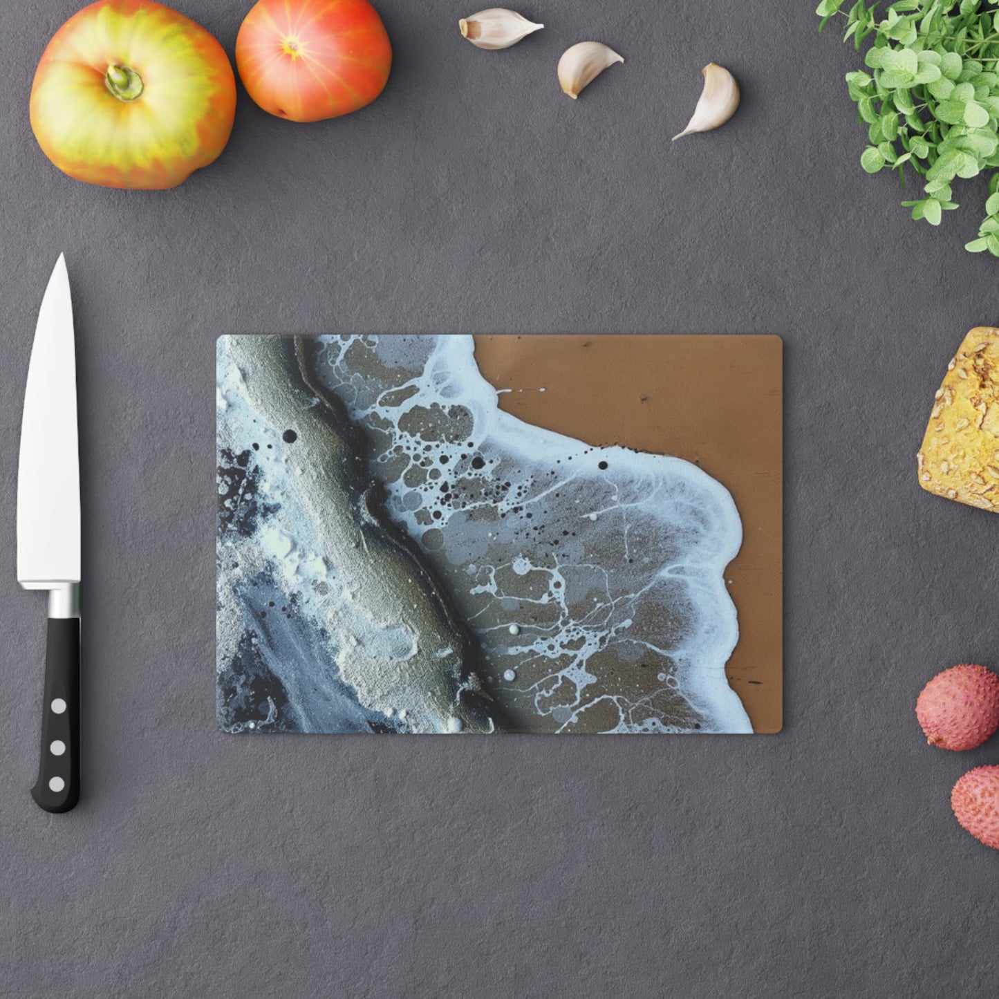 Tempered Glass Cutting Board – Hygienic, Scratch-Resistant, Dishwasher-Safe | Modern Kitchen Essential