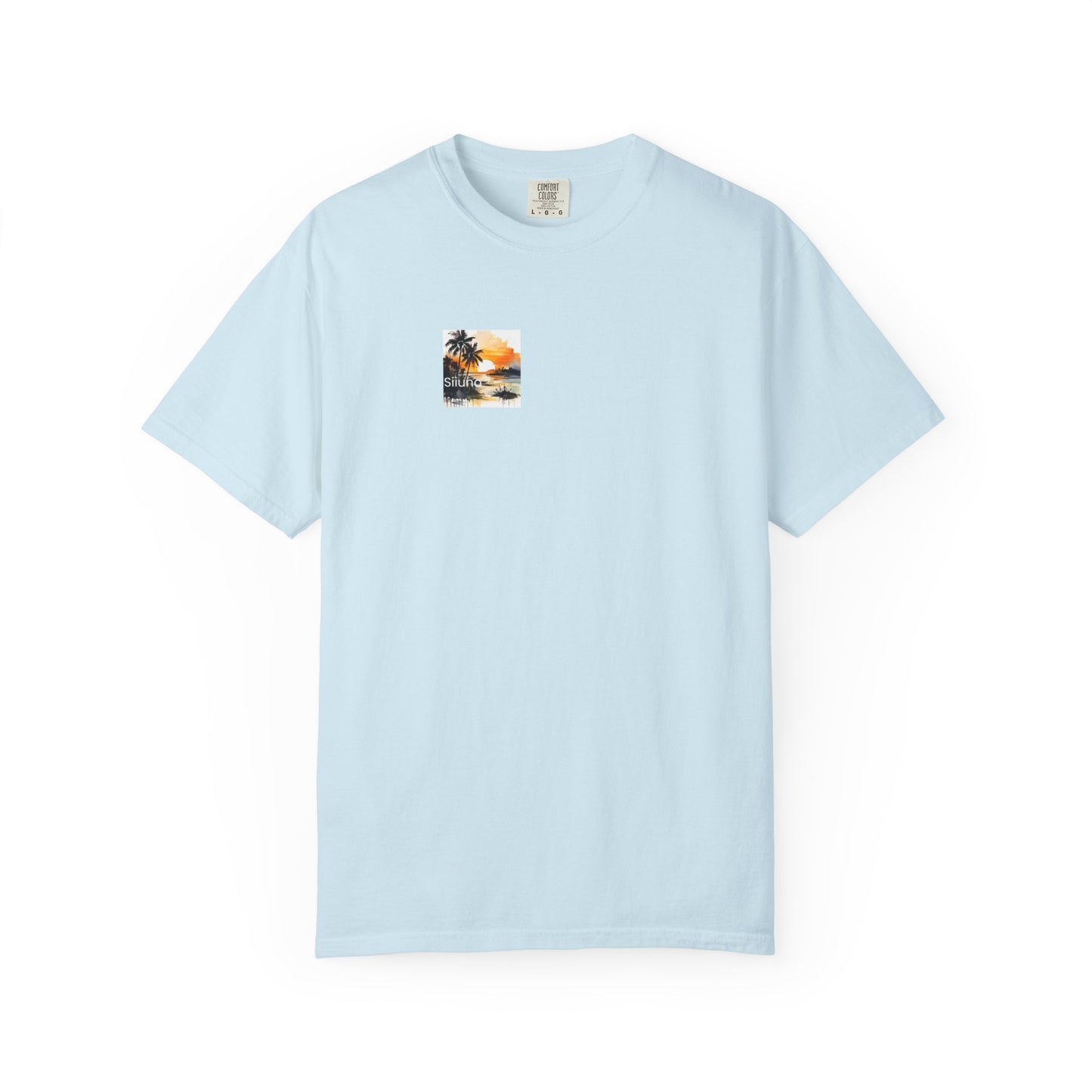 Tropical Sunset T-shirt | Unisex Garment-Dyed Tee | Beach Vibe, Summer Fashion, Vacation Essential, Gift Idea, Relaxed Style