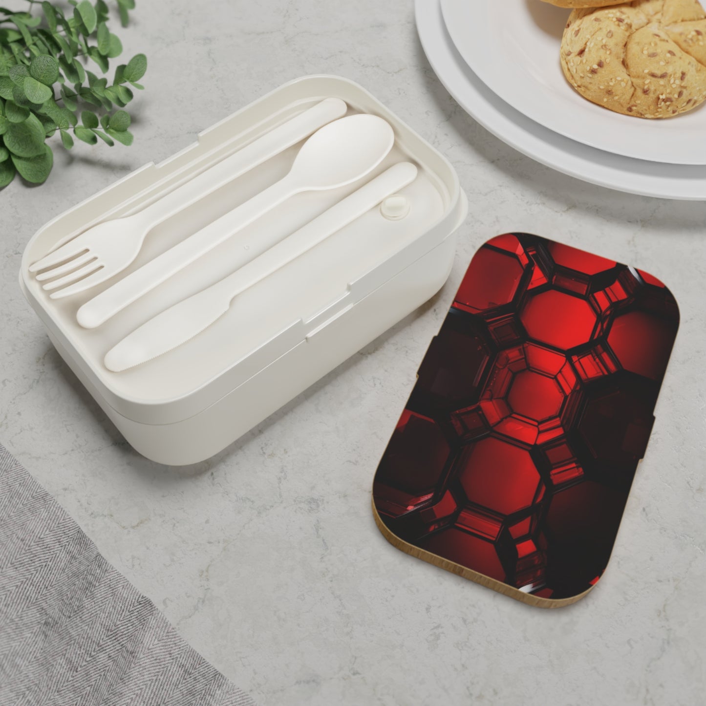 Stylish Bento Lunch Box, Eco-friendly Meal Prep Container, Perfect for Work, School, Picnics, Reusable Food Storage, Unique Gift Idea