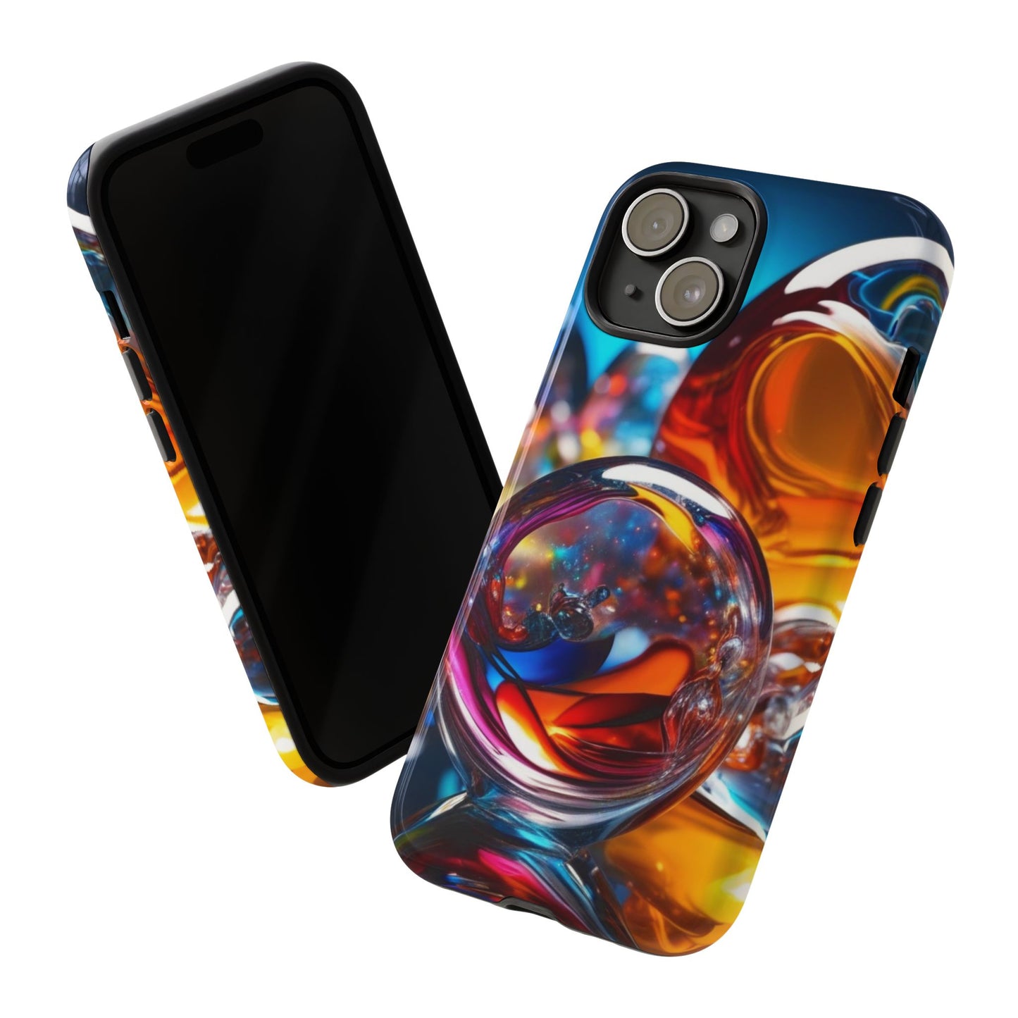 iPhone Tough Case Phone Case for iPhone 14\15\16 – Dual Layer, Matte/Glossy Finish, Wireless Charging Compatible