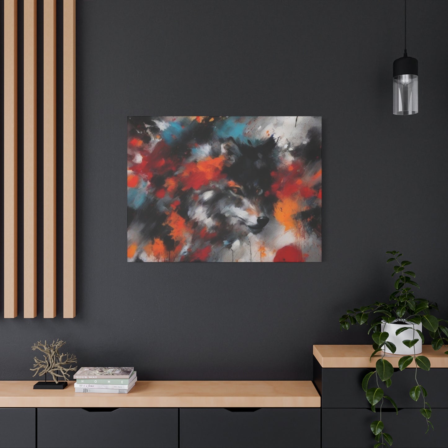 Abstract Art Canvas Print – Modern Wall Art, Digital Artwork, Matte Canvas, Ready to Hang, Home & Office Décor, Modern Wall Décor