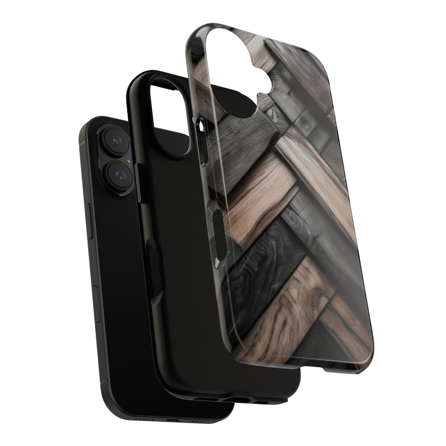 iPhone Tough Case Phone Case for iPhone 14\15\16 – Dual Layer, Matte/Glossy Finish, Wireless Charging Compatible