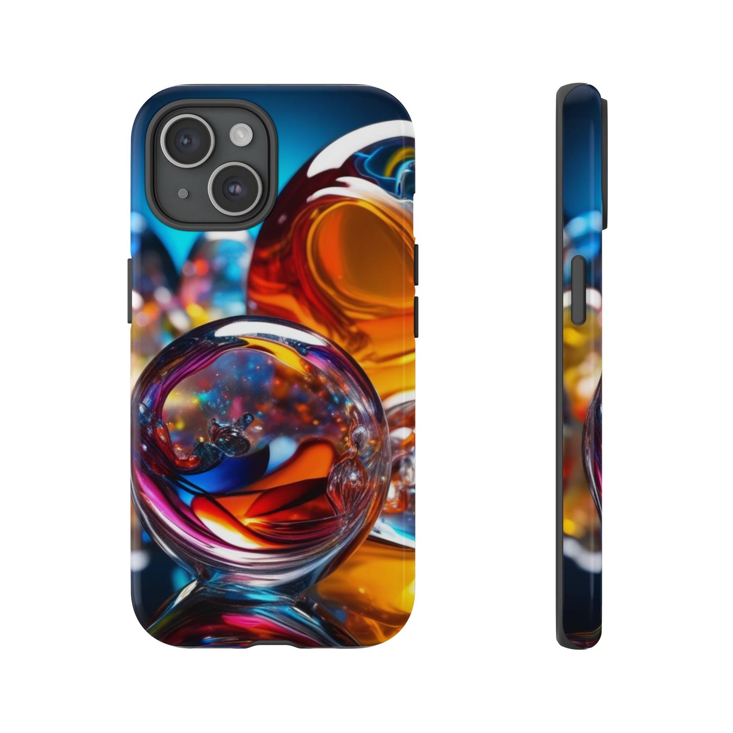 iPhone Tough Case Phone Case for iPhone 14\15\16 – Dual Layer, Matte/Glossy Finish, Wireless Charging Compatible