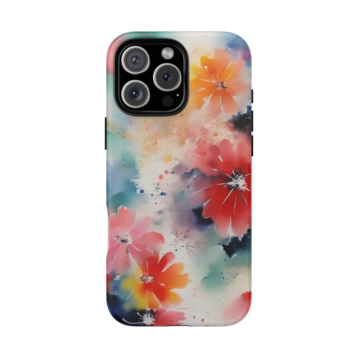 iPhone Tough Case Phone Case for iPhone 16– Dual Layer, Matte/Glossy Finish, Wireless Charging Compatible