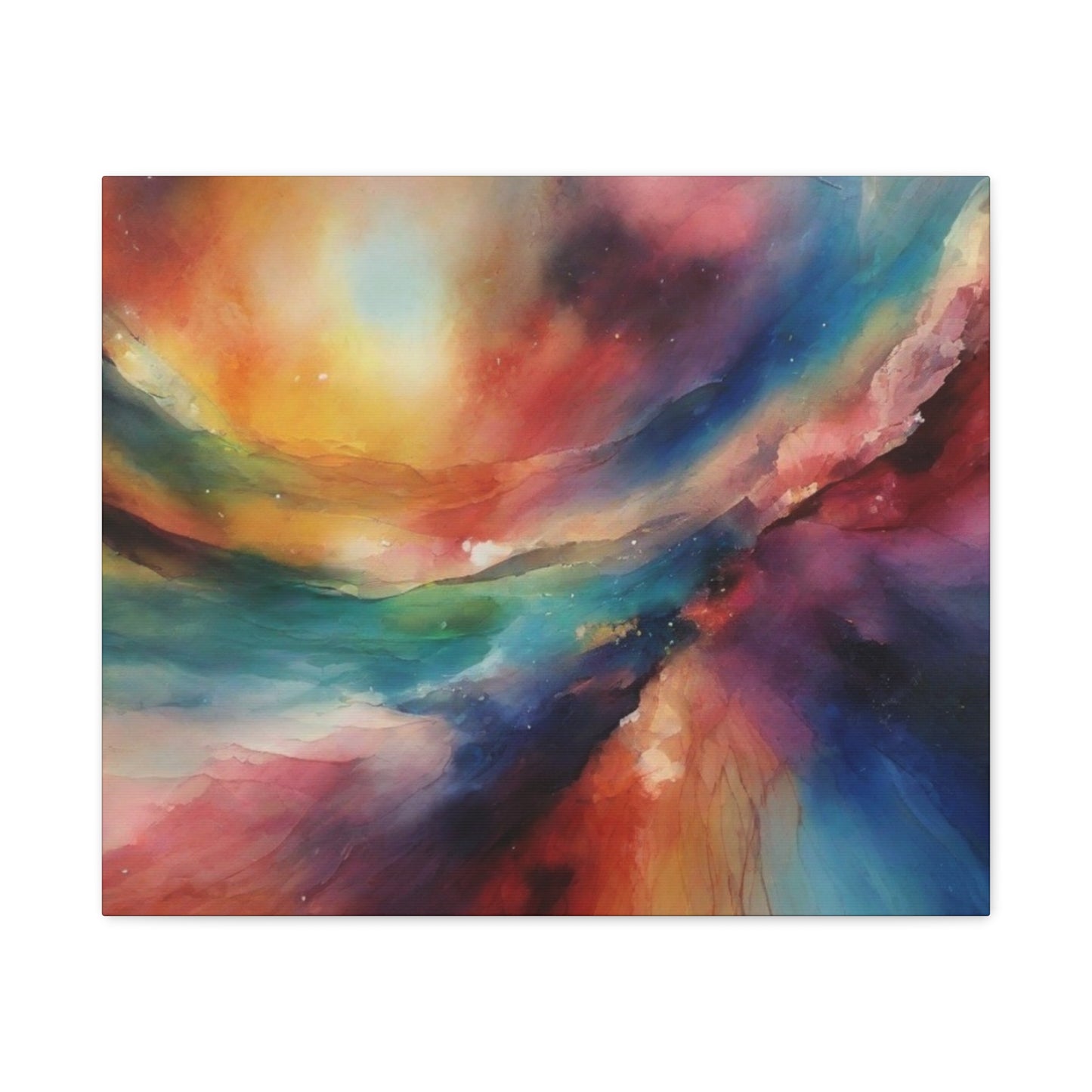 Abstract Art Canvas Print – Modern Wall Art, Digital Artwork, Space, Galaxy, Matte Canvas, Ready to Hang, Home & Office Décor, Modern Wall Décor