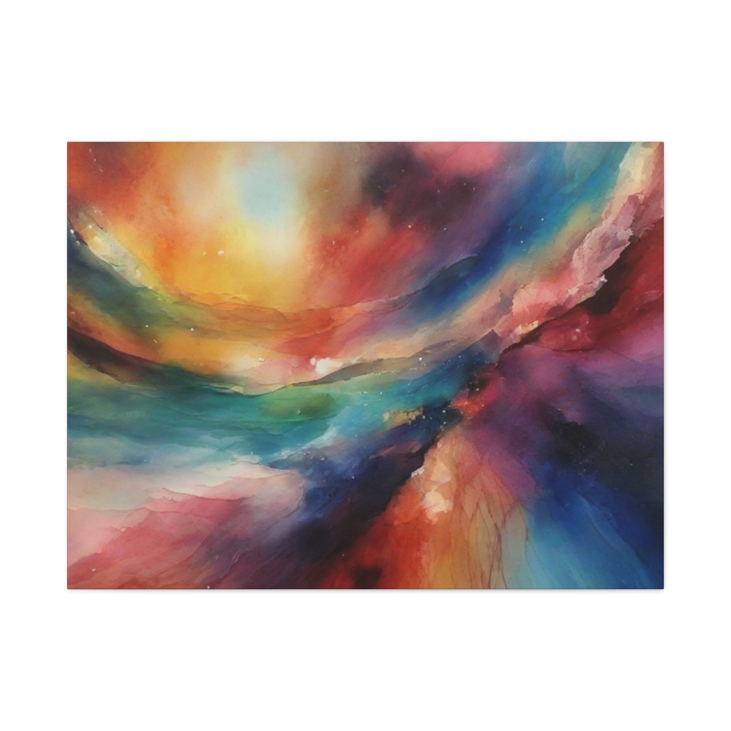 Abstract Art Canvas Print – Modern Wall Art, Digital Artwork, Space, Galaxy, Matte Canvas, Ready to Hang, Home & Office Décor, Modern Wall Décor