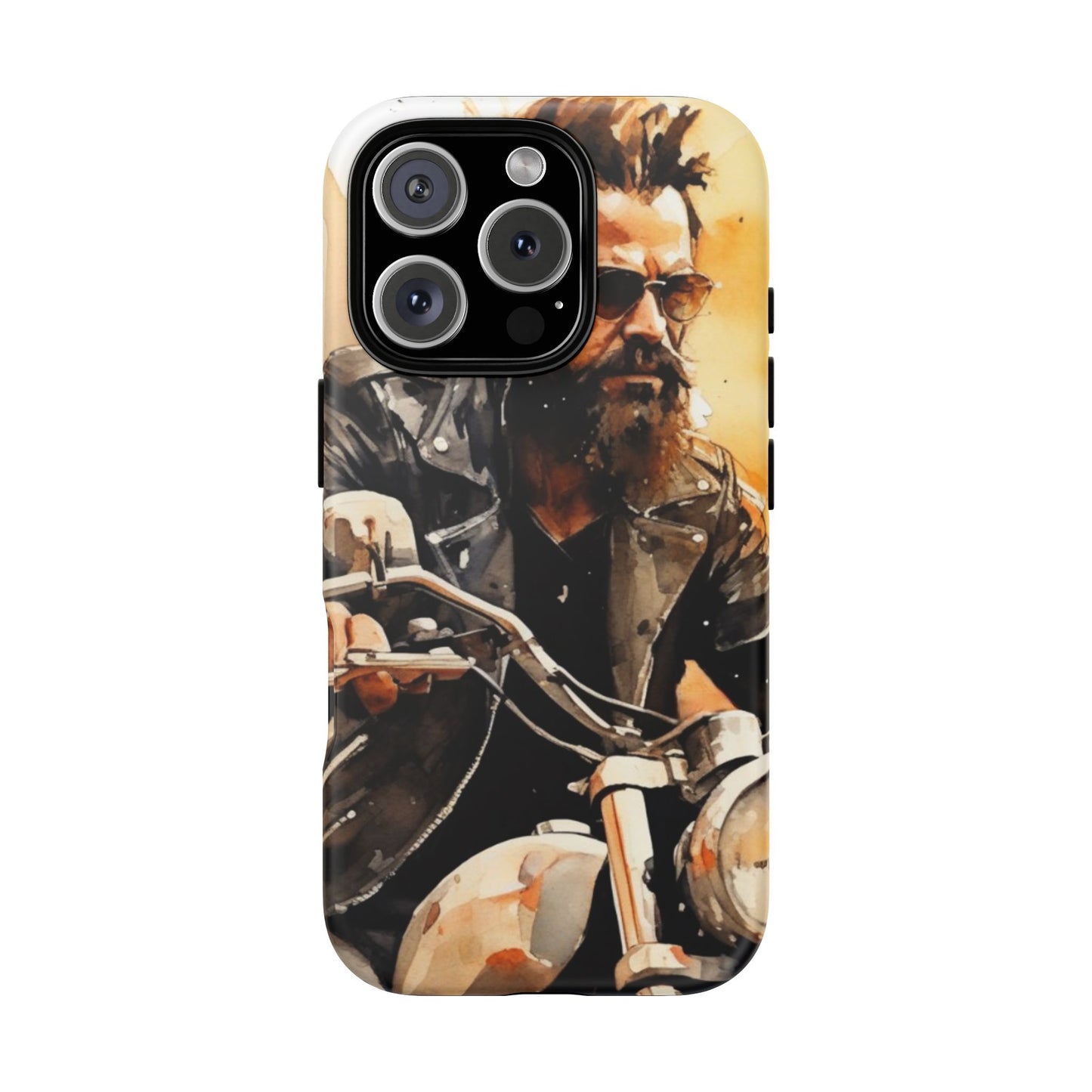 iPhone Tough Case Phone Case for iPhone 14\15\16 – Dual Layer, Matte/Glossy Finish, Wireless Charging Compatible