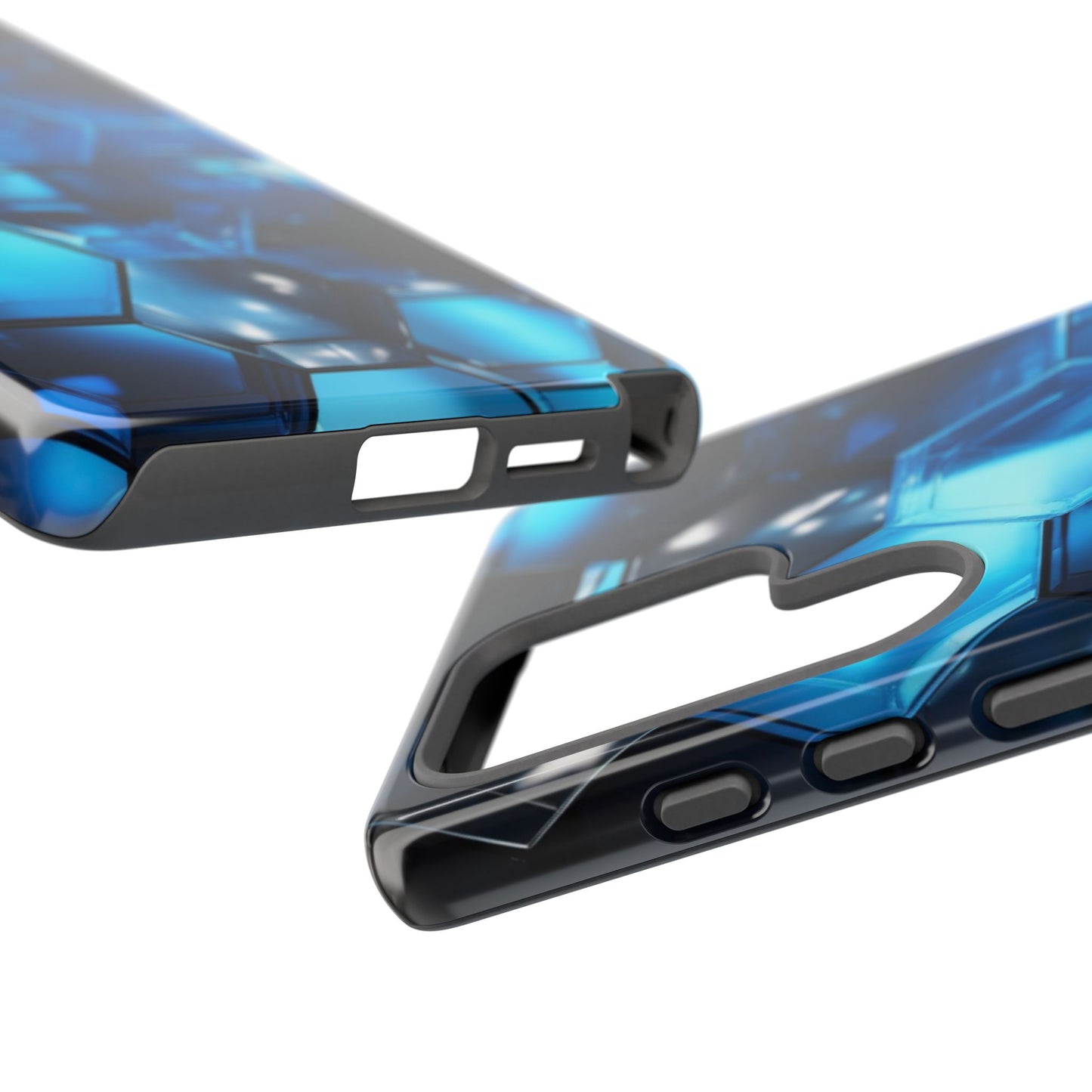 Tough Case Phone Case for Samsung Galaxy S25/S24– Dual Layer, Matte/Glossy Finish, Wireless Charging Compatible