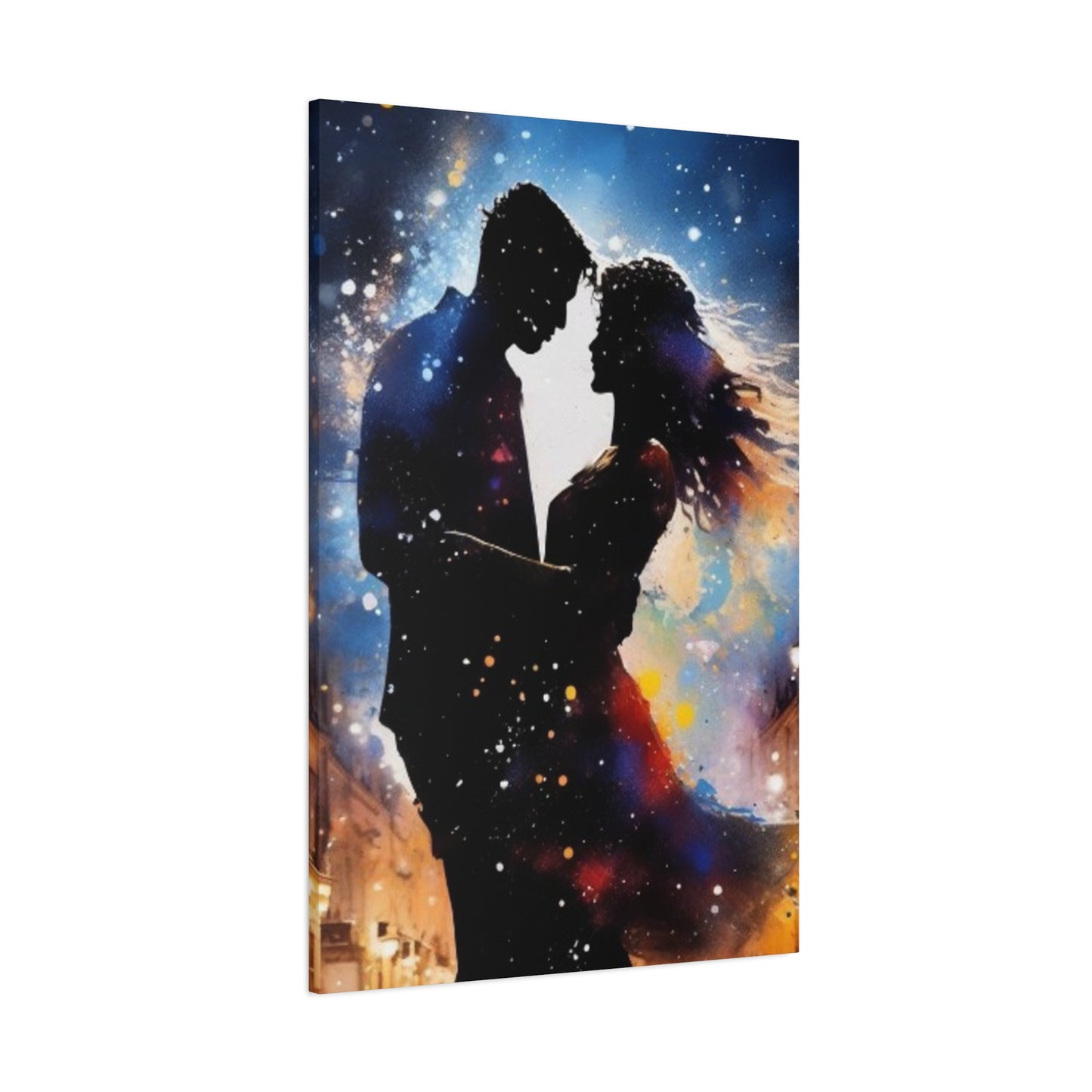 Abstract Art Canvas Print – Modern Wall Art, Digital Artwork, Matte Canvas, Ready to Hang, Home & Office Décor, Modern Wall Décor, Home Decoration, Couple Artwork, Unique Gift for Anniversary, Valentine's Day