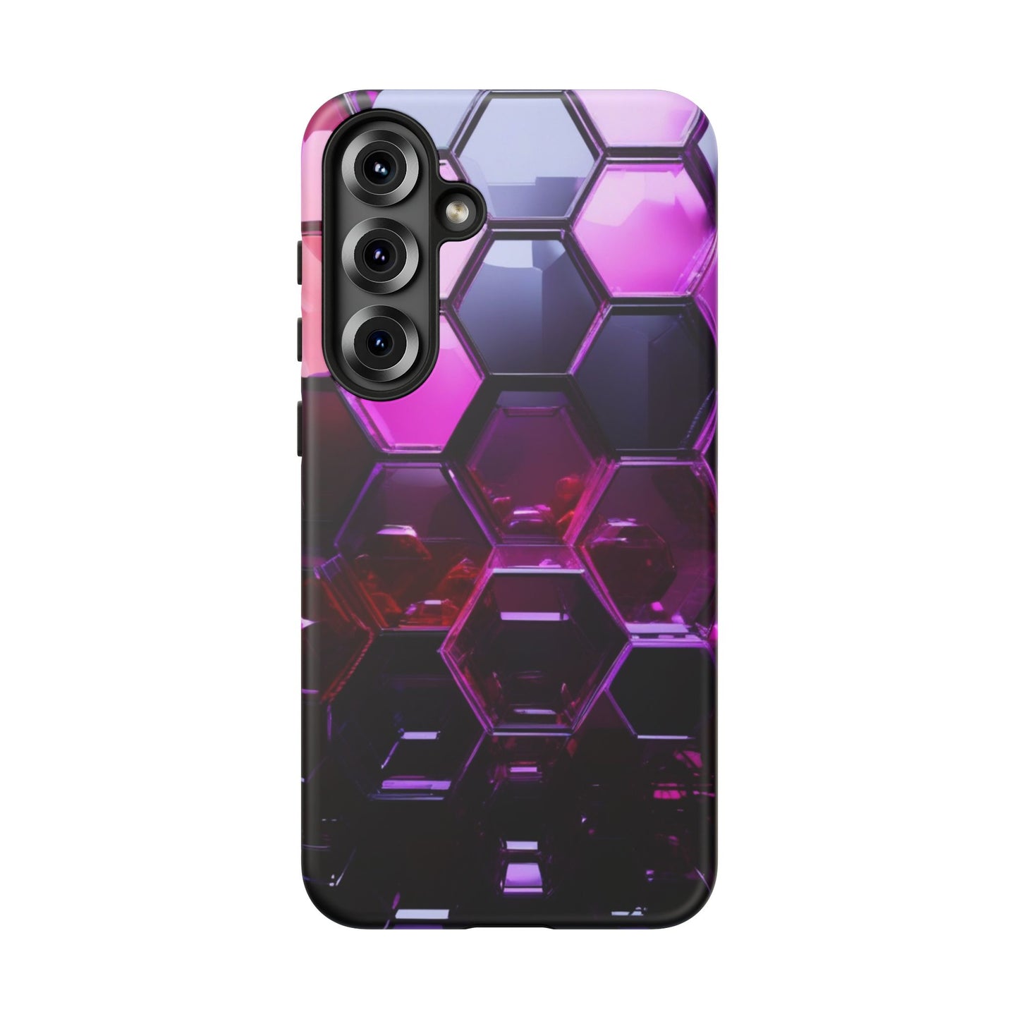 Tough Case Phone Case for Samsung Galaxy S25/S24 – Dual Layer, Matte/Glossy Finish, Wireless Charging Compatible