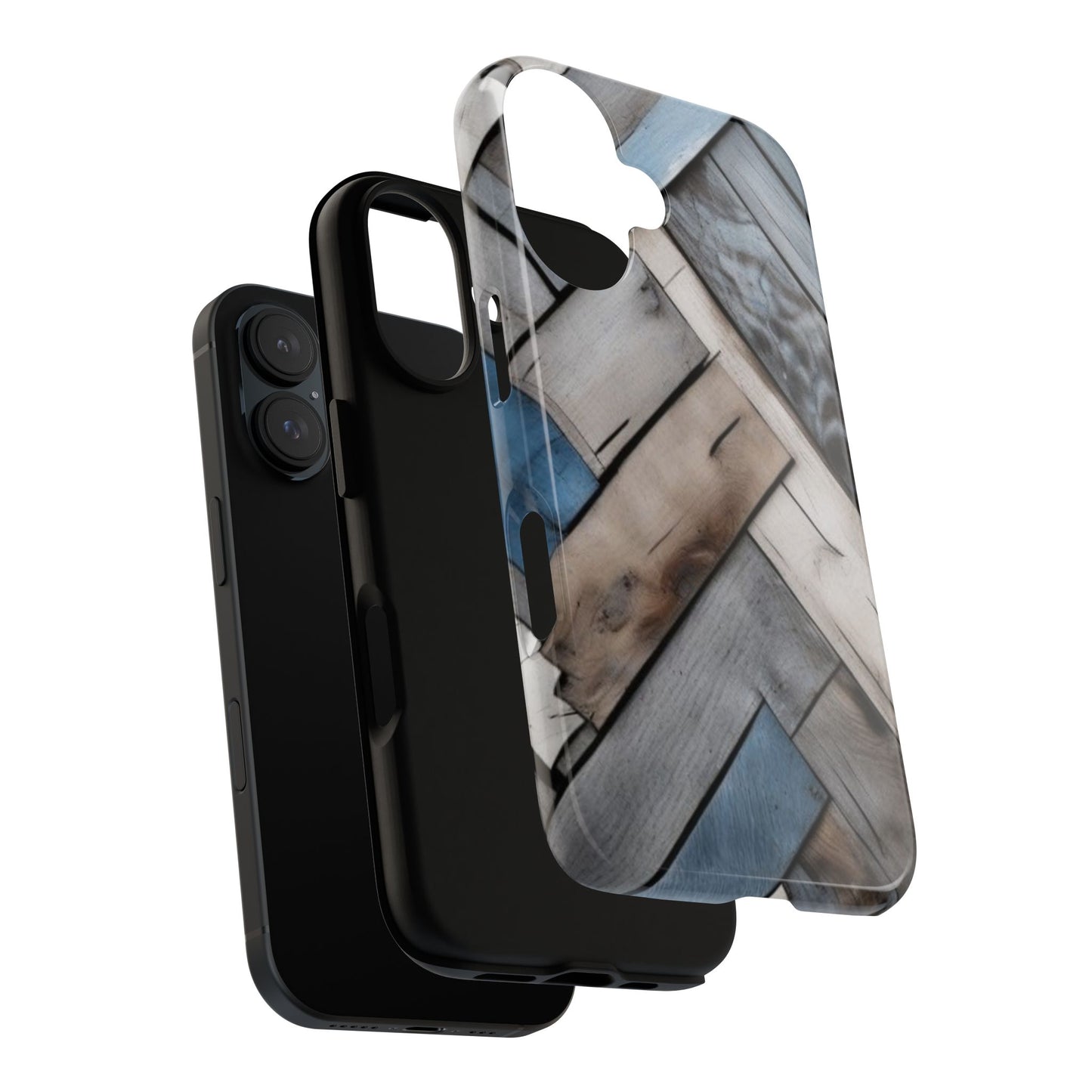 Tough Case Phone Case for iPhone 16, Samsung Galaxy S25 – Dual Layer, Matte/Glossy Finish, Wireless Charging Compatible