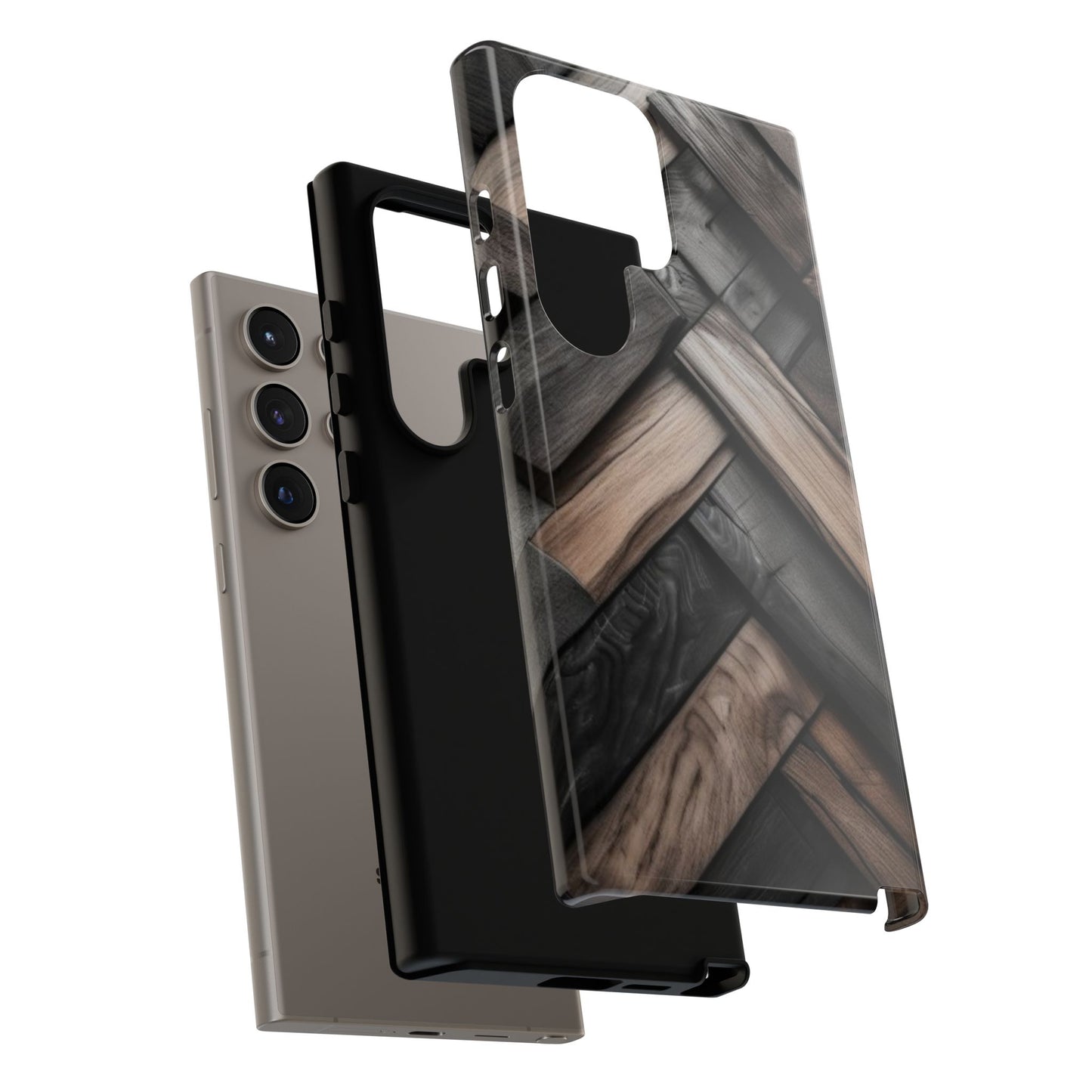 Tough Case Phone Case for Samsung Galaxy S25/S24 – Dual Layer, Matte/Glossy Finish, Wireless Charging Compatible
