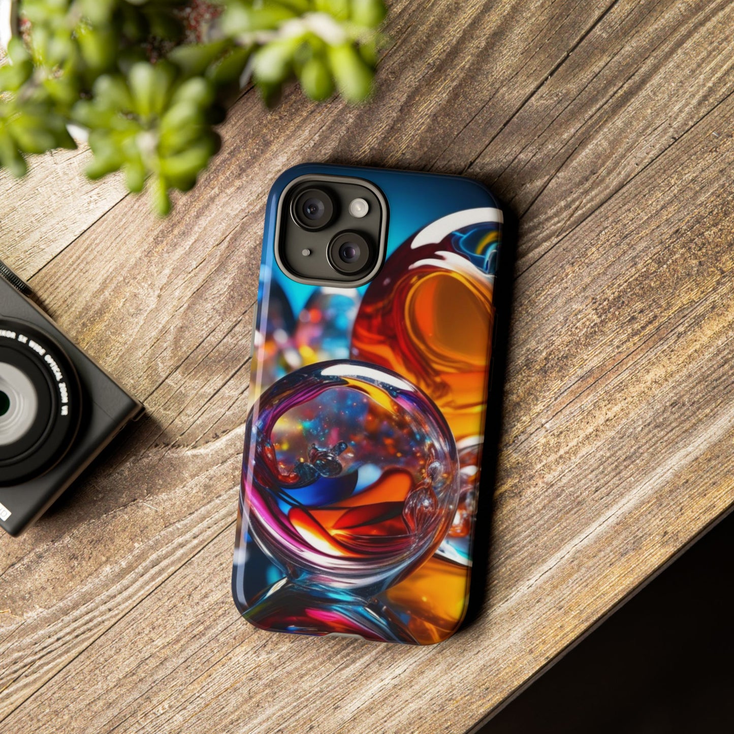 iPhone Tough Case Phone Case for iPhone 14\15\16 – Dual Layer, Matte/Glossy Finish, Wireless Charging Compatible