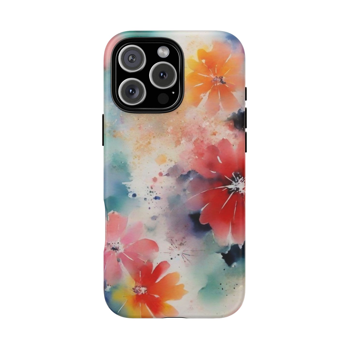 iPhone Tough Case Phone Case for iPhone 16– Dual Layer, Matte/Glossy Finish, Wireless Charging Compatible