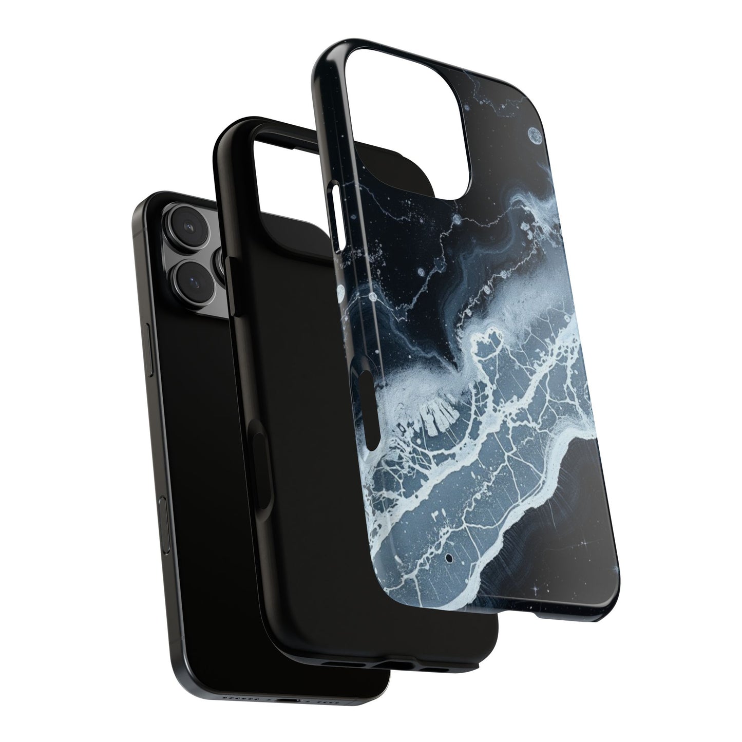 Tough Case Phone Case for iPhone 16, Samsung Galaxy S25– Dual Layer, Matte/Glossy Finish, Wireless Charging Compatible