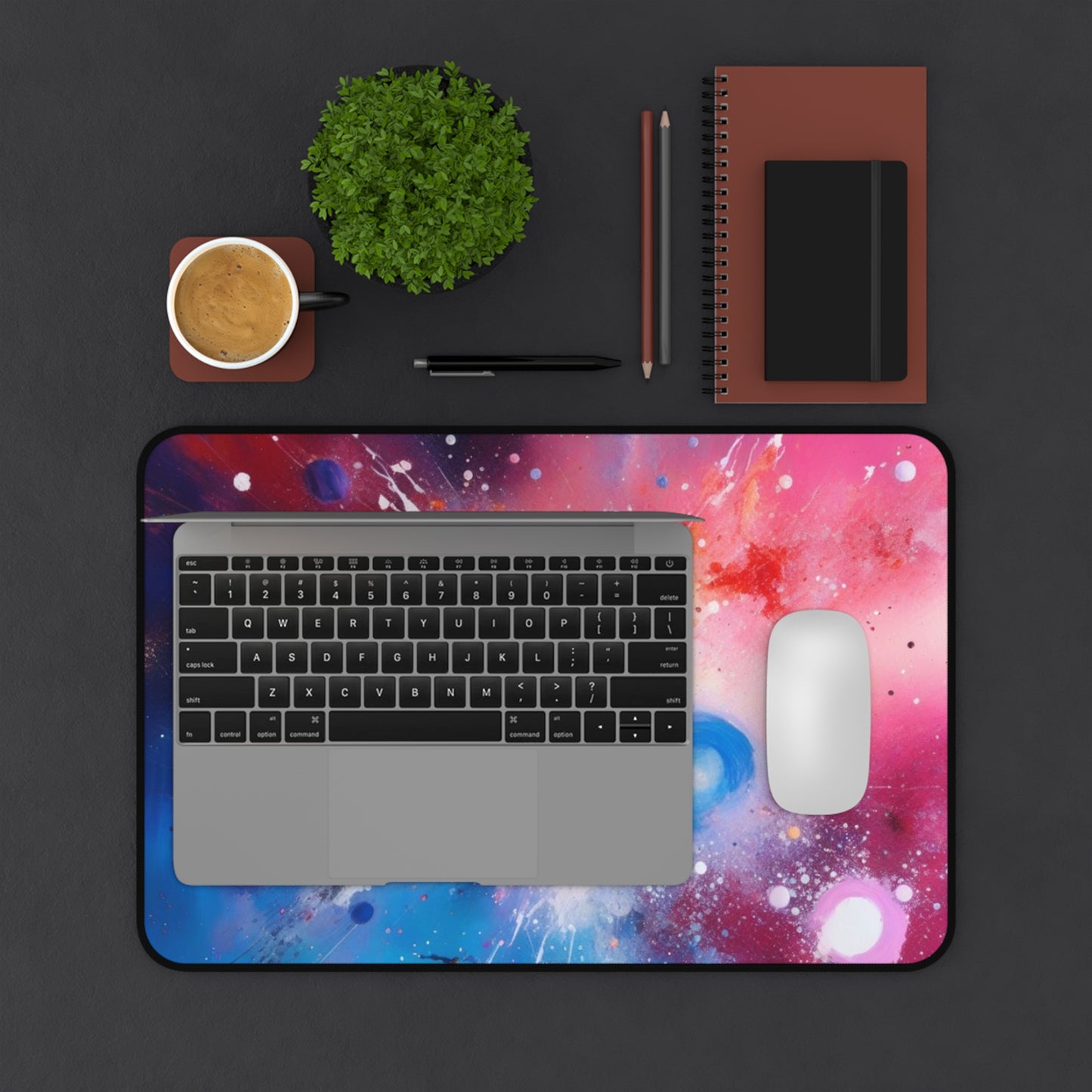 Large Gaming Mouse Pad – Premium Mouse Pad & Tech Accessory for Home & Office, Premium Desk Mat, Gaming Mouse Pad, Non-slip, Cosmic Galaxy Desk Mat - Vibrant Space Design for Home Office or Gaming