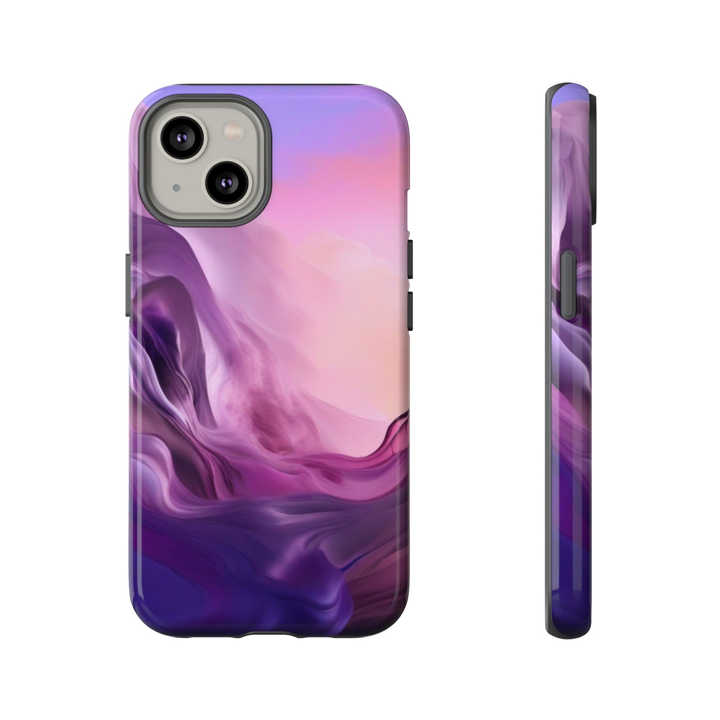 iPhone Tough Case Phone Case for iPhone 14\15\16 – Dual Layer, Matte/Glossy Finish, Wireless Charging Compatible