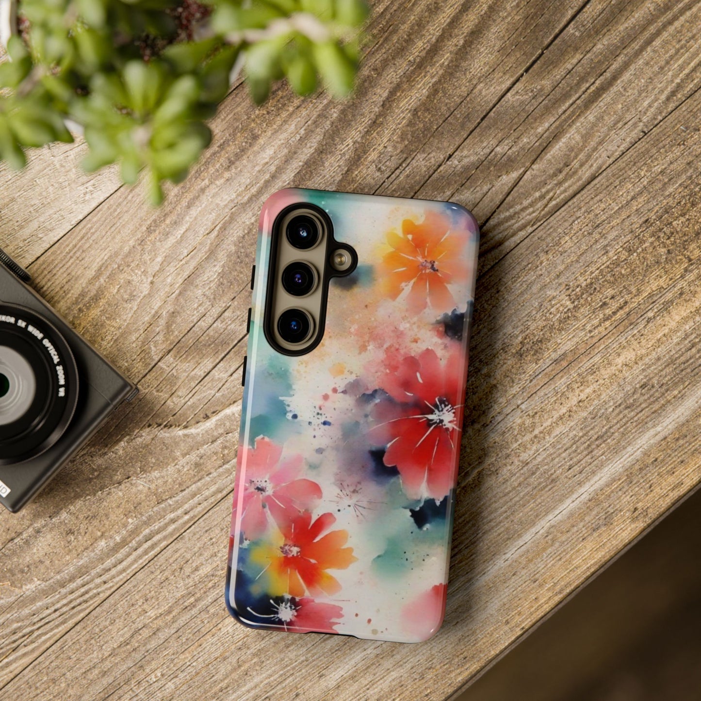 Tough Case Phone Case for Samsung Galaxy S25/S24 – Dual Layer, Matte/Glossy Finish, Wireless Charging Compatible