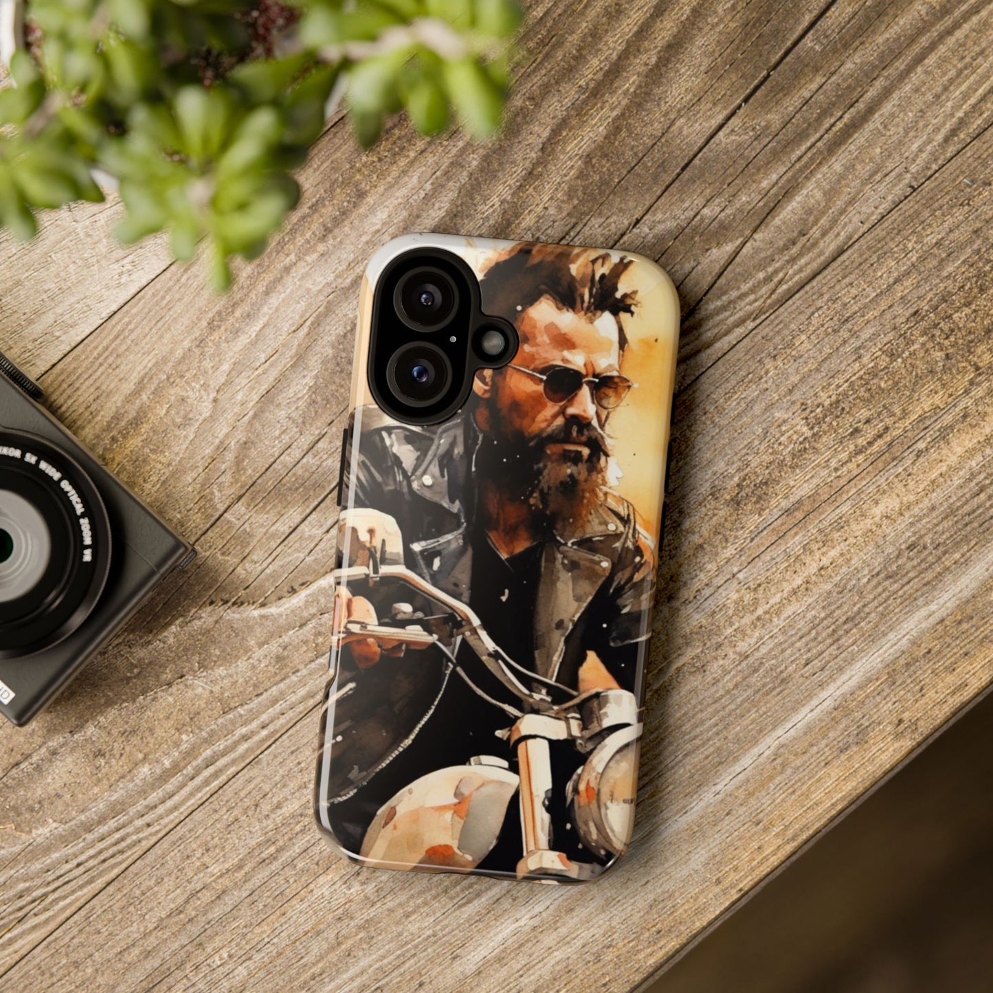 iPhone Tough Case Phone Case for iPhone 14\15\16 – Dual Layer, Matte/Glossy Finish, Wireless Charging Compatible
