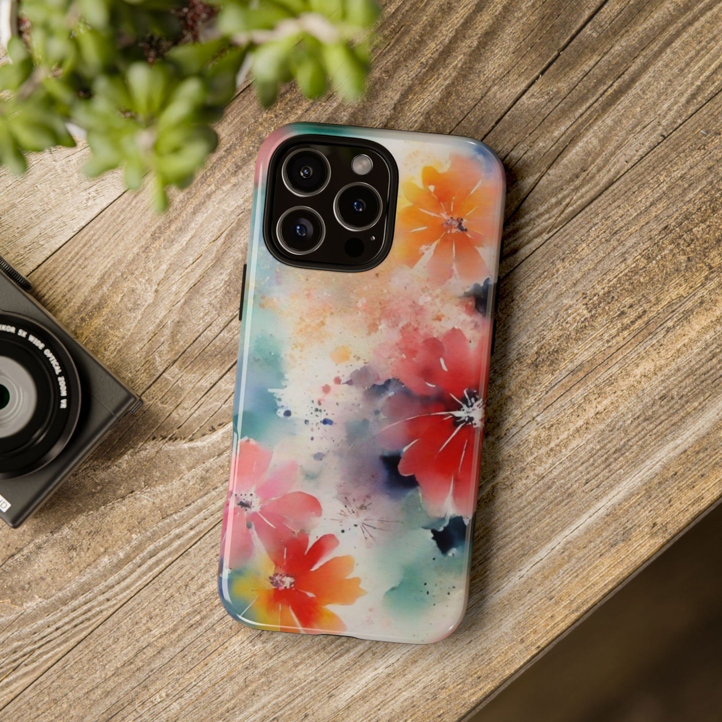 iPhone Tough Case Phone Case for iPhone 16– Dual Layer, Matte/Glossy Finish, Wireless Charging Compatible