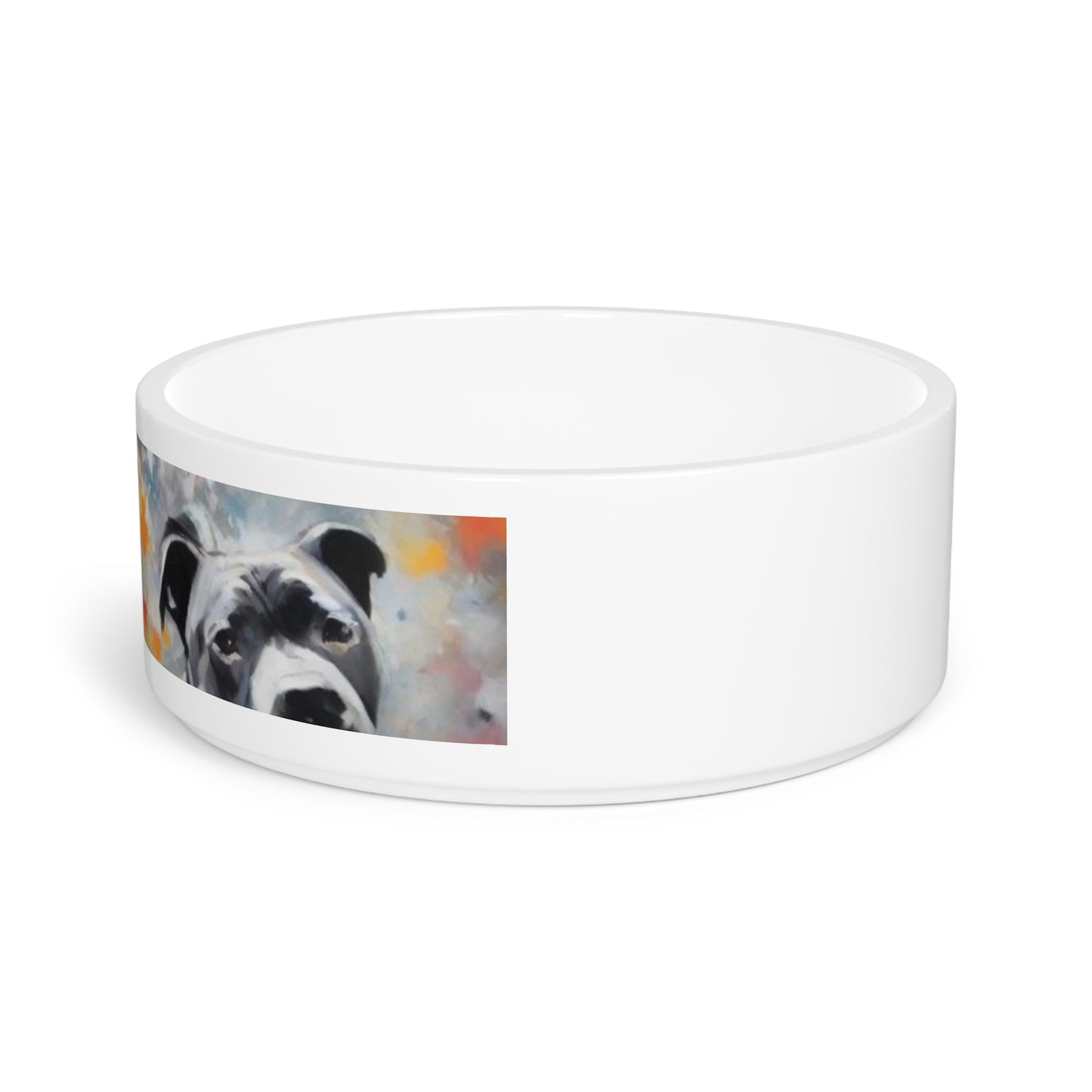 Pet Dog Bowl – Ceramic Food & Water Dish, Microwave & Dishwasher Safe