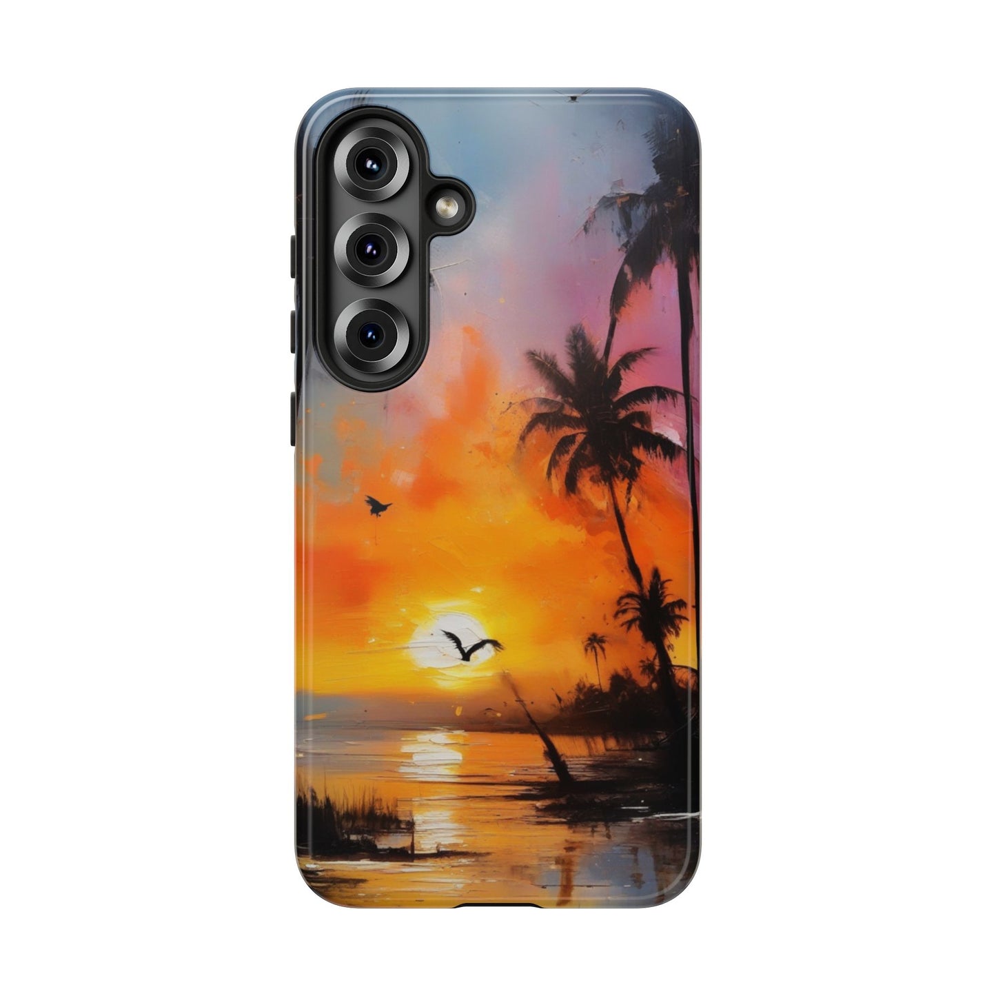 Tough Case Phone Case for Samsung Galaxy S25/S24 – Dual Layer, Matte/Glossy Finish, Wireless Charging Compatible