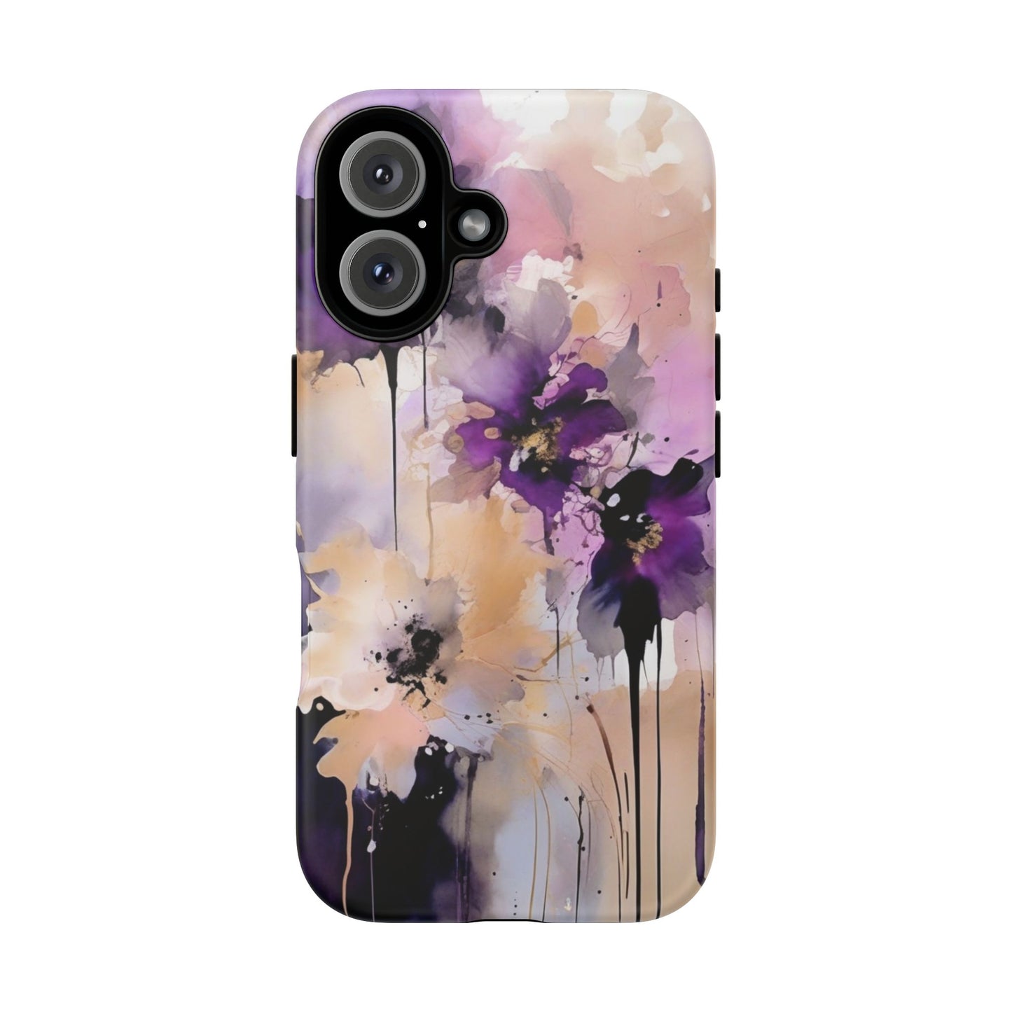iPhone Tough Case Phone Case for iPhone 15\16 – Dual Layer, Matte/Glossy Finish, Wireless Charging Compatible