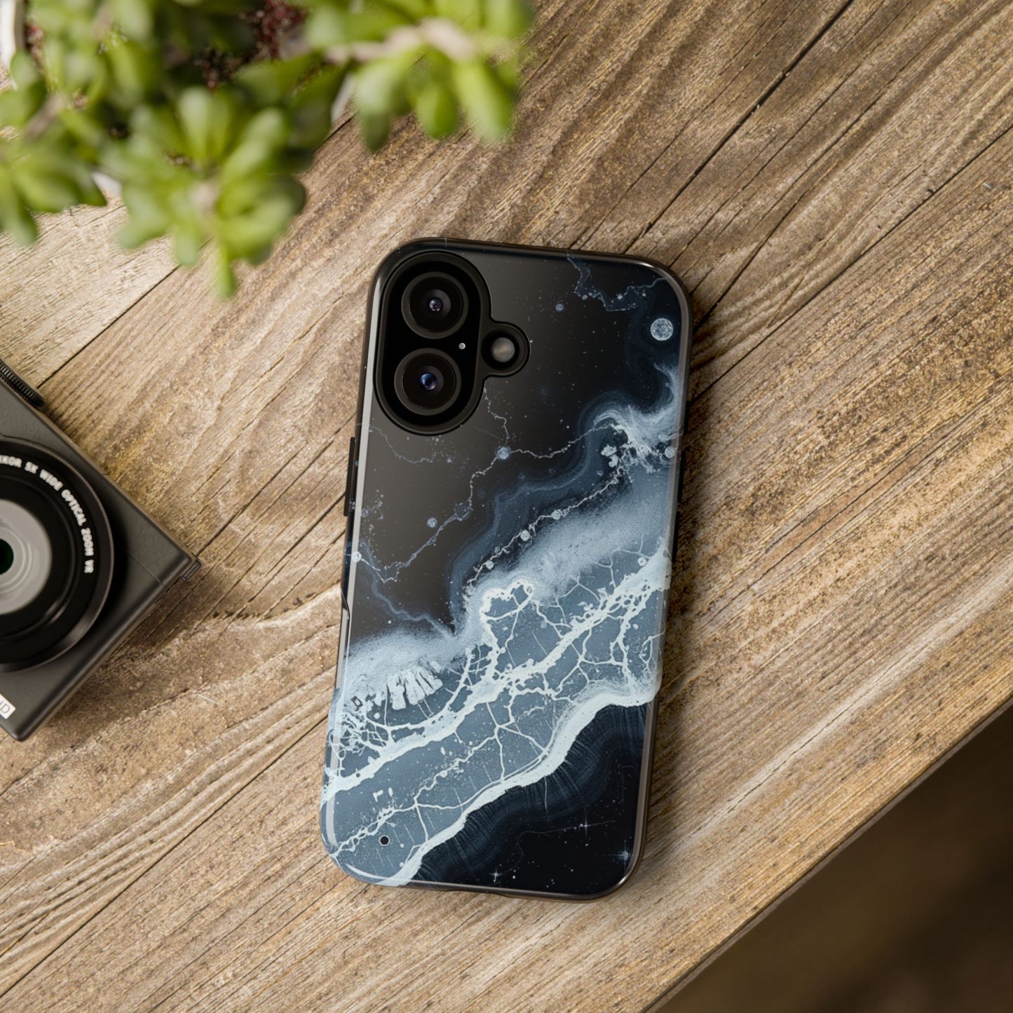 Tough Case Phone Case for iPhone 16, Samsung Galaxy S25– Dual Layer, Matte/Glossy Finish, Wireless Charging Compatible
