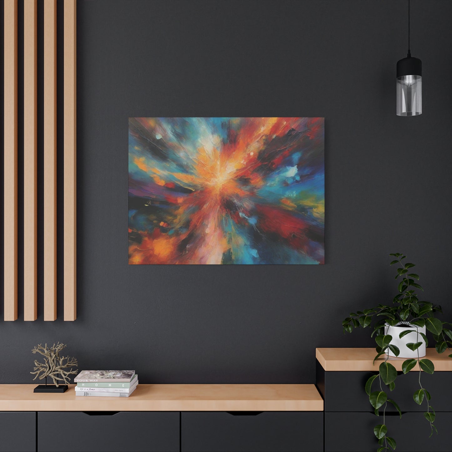 Abstract Art Canvas Print – Modern Wall Art, Digital Artwork, Matte Canvas, Ready to Hang, Home & Office Décor, Modern Wall Décor