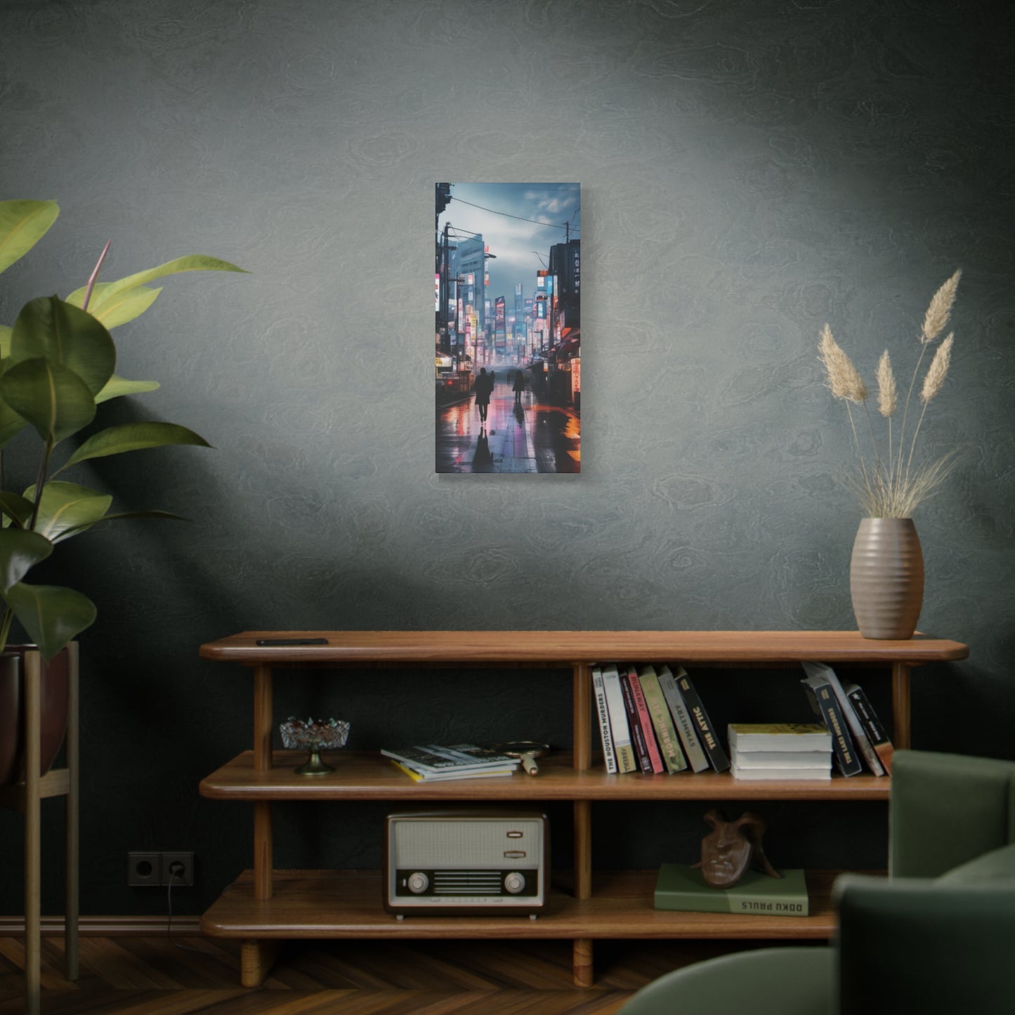 Abstract Art Canvas Print – Modern Wall Art, Matte Canvas, Ready to Hang, Home & Office Décor, Modern Wall Décor, Urban Cityscape Canvas Art - Stretched Matte 1.25"
