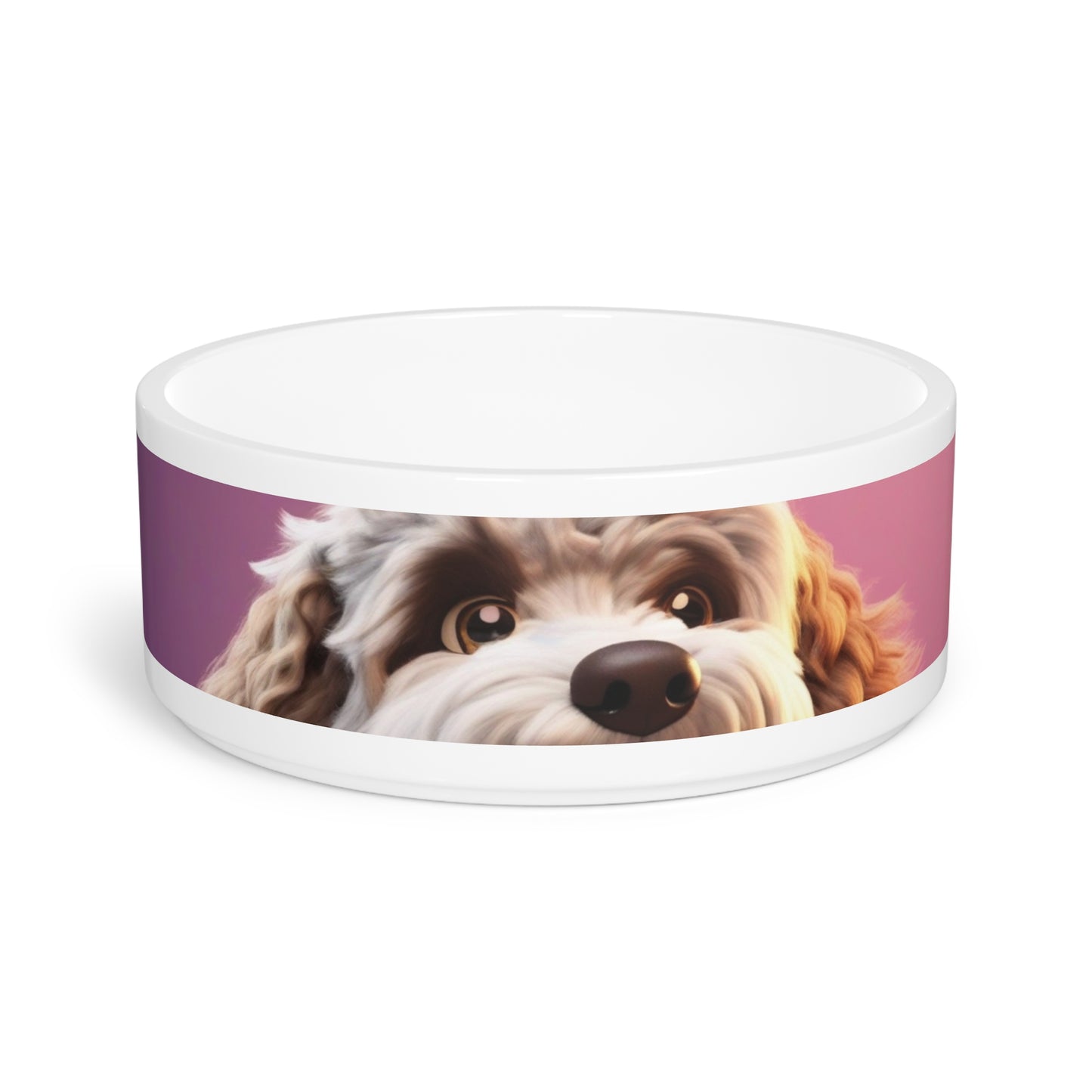 Pet Dog Bowl – Ceramic Food & Water Dish, Microwave & Dishwasher Safe