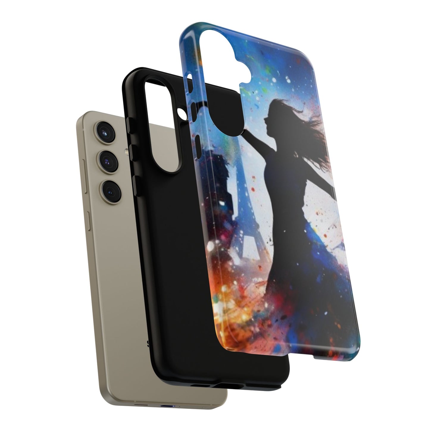 Tough Case Phone Case for Samsung Galaxy S 24/S25 – Dual Layer, Matte/Glossy Finish, Wireless Charging Compatible