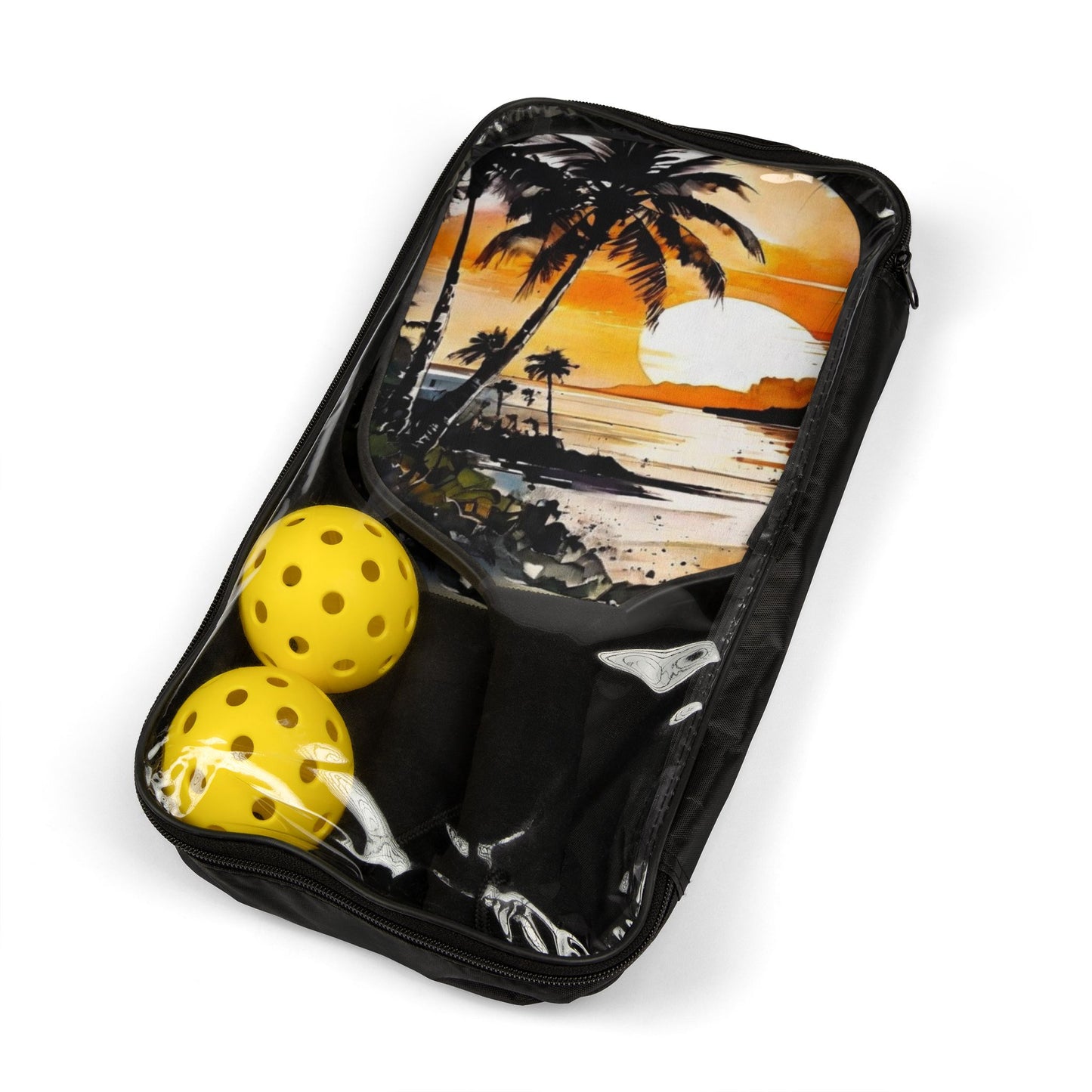 Pickleball Kit – Durable Wooden Paddles, Portable Set with Balls & Carry Bag for All Skill Levels - Perfect for Outdoor Fun!