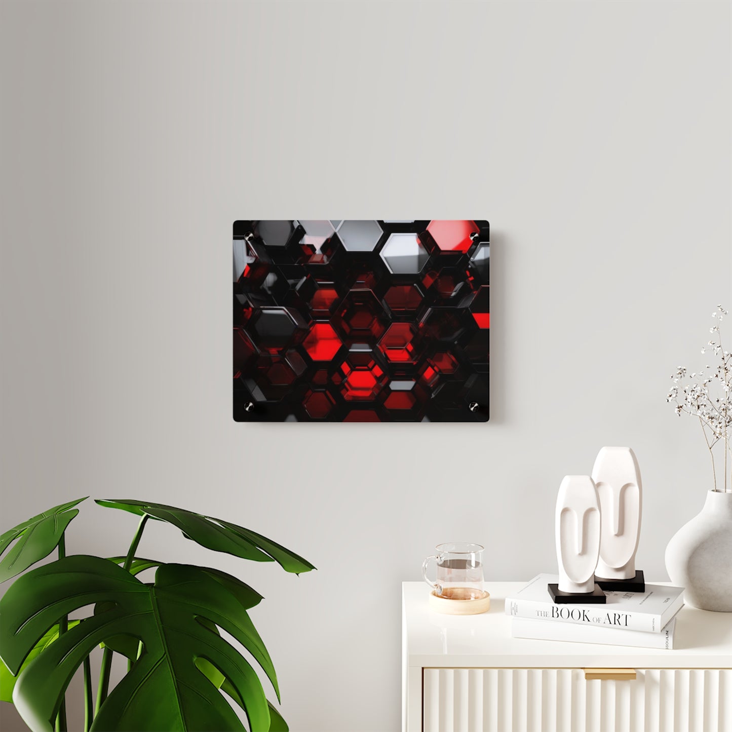 Modern Acrylic Wall Art Panels - Geometric Home Decor, Unique Wall Decor, Abstract Art, Contemporary Design, Gift for Art Lovers