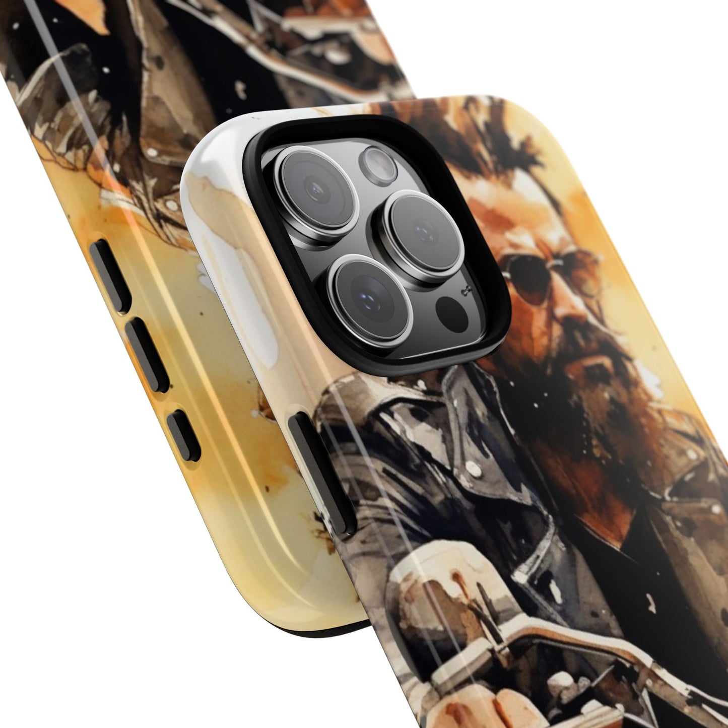 iPhone Tough Case Phone Case for iPhone 14\15\16 – Dual Layer, Matte/Glossy Finish, Wireless Charging Compatible