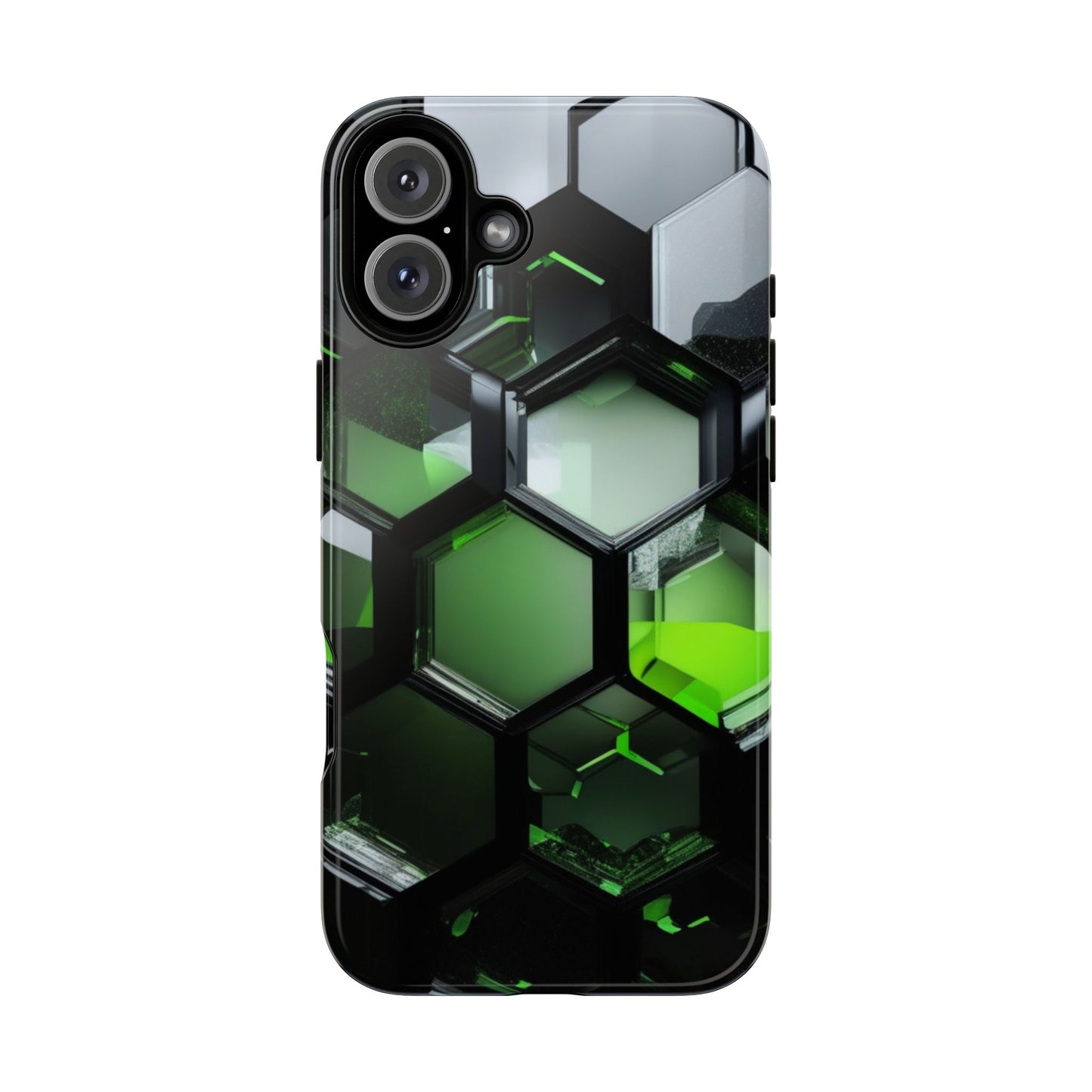 iPhone Tough Case Phone Case for iPhone 14\15\16 – Dual Layer, Matte/Glossy Finish, Wireless Charging Compatible