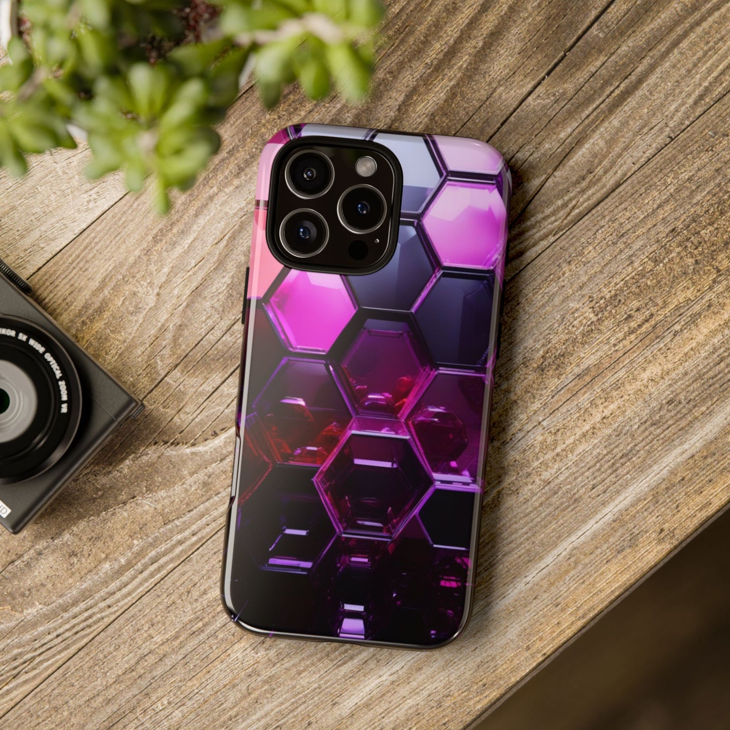 iPhone Tough Case Phone Case for iPhone 14\15\16 – Dual Layer, Matte/Glossy Finish, Wireless Charging Compatible
