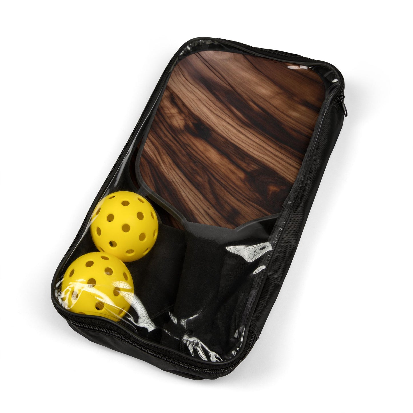 Pickleball Kit – Durable Wooden Paddles, Portable Set with Balls & Carry Bag for All Skill Levels - Perfect for Outdoor Fun!