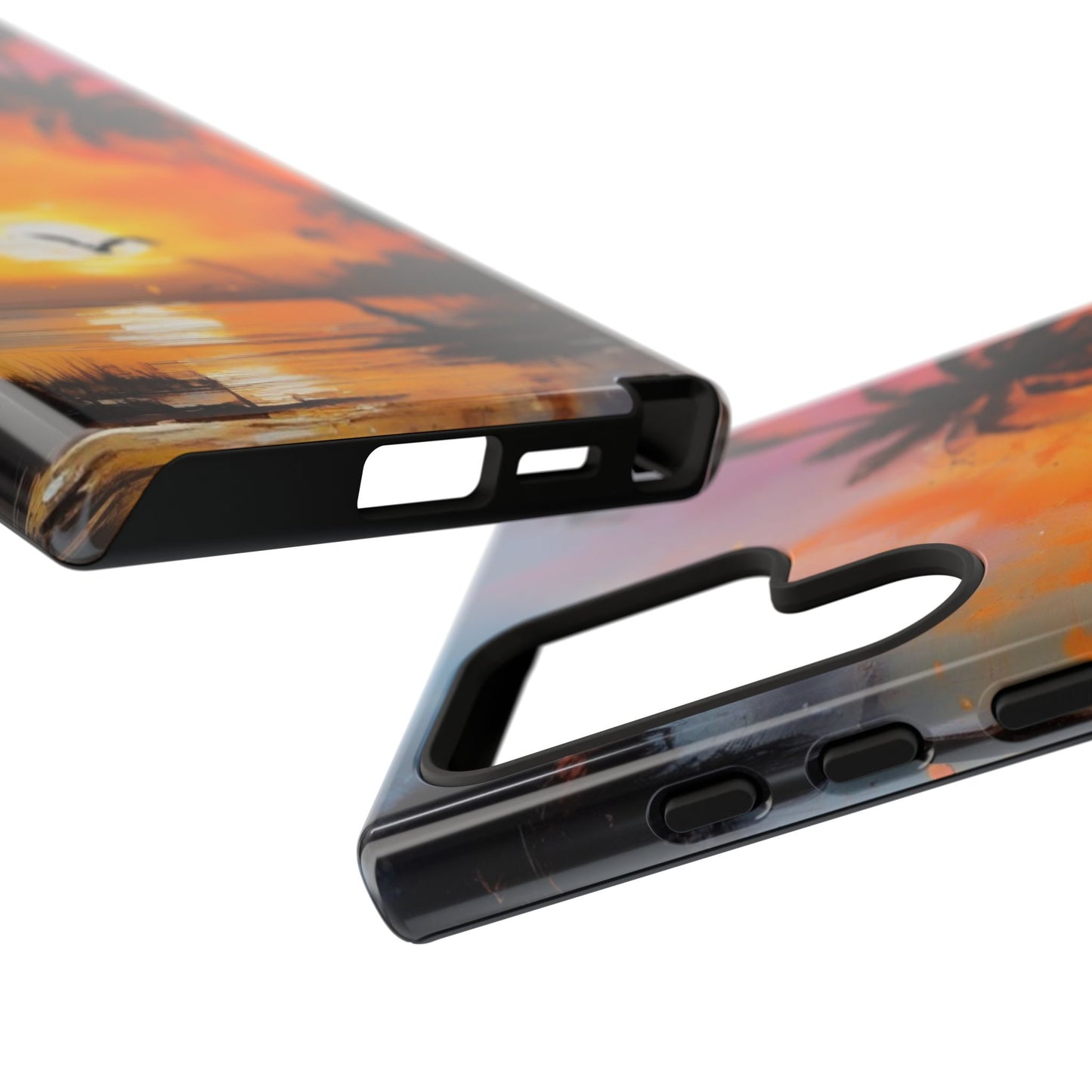 Tough Case Phone Case for Samsung Galaxy S25/S24 – Dual Layer, Matte/Glossy Finish, Wireless Charging Compatible