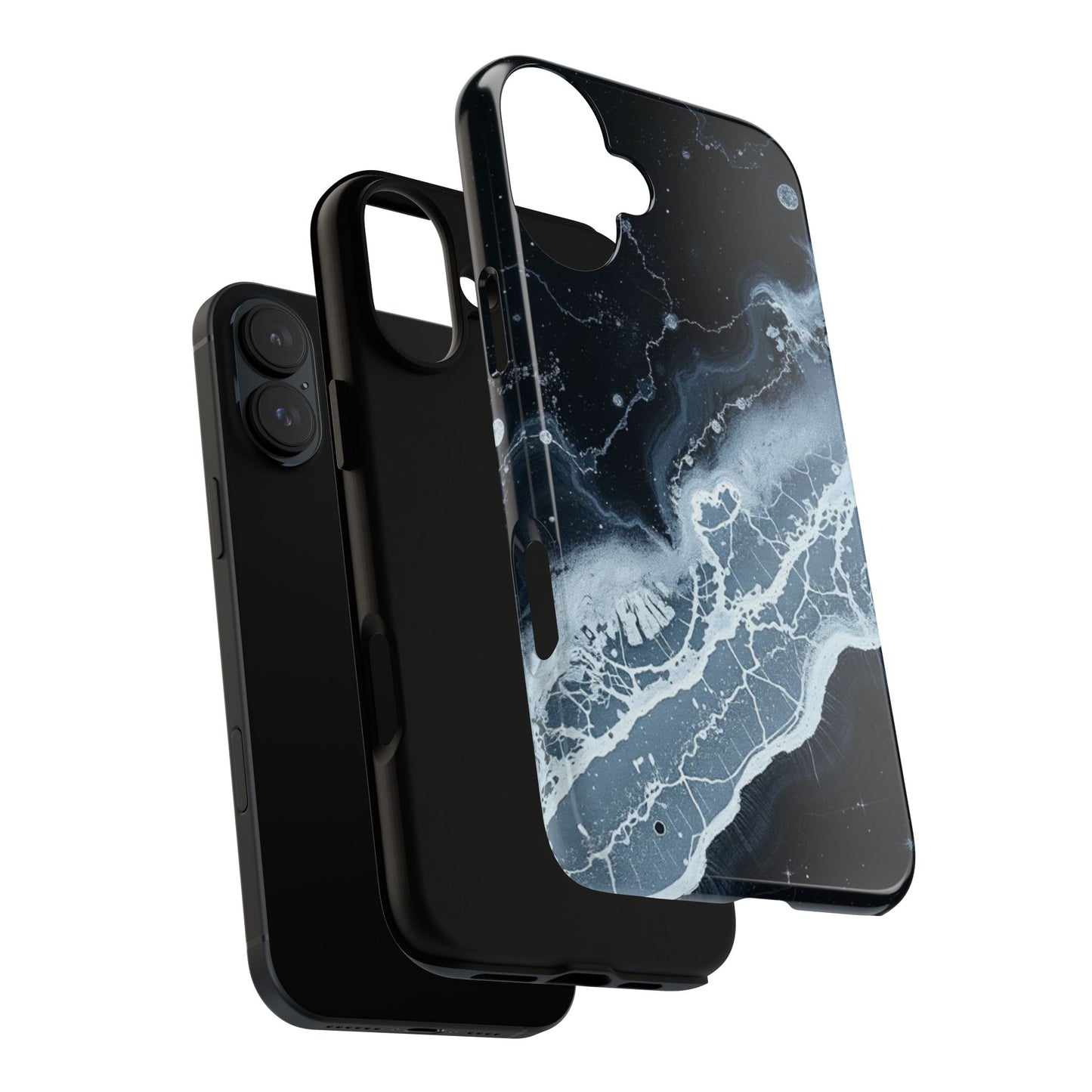 Tough Case Phone Case for iPhone 16, Samsung Galaxy S25– Dual Layer, Matte/Glossy Finish, Wireless Charging Compatible