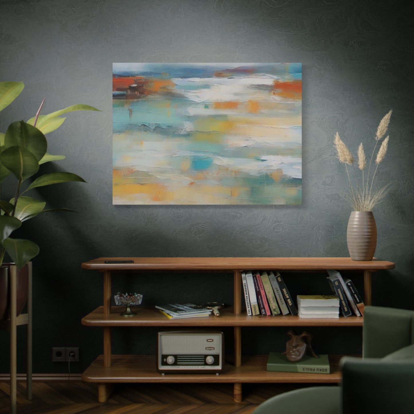 Abstract Art Canvas Print – Modern Wall Art, Digital Artwork, Matte Canvas, Ready to Hang, Home & Office Décor, Modern Wall Décor