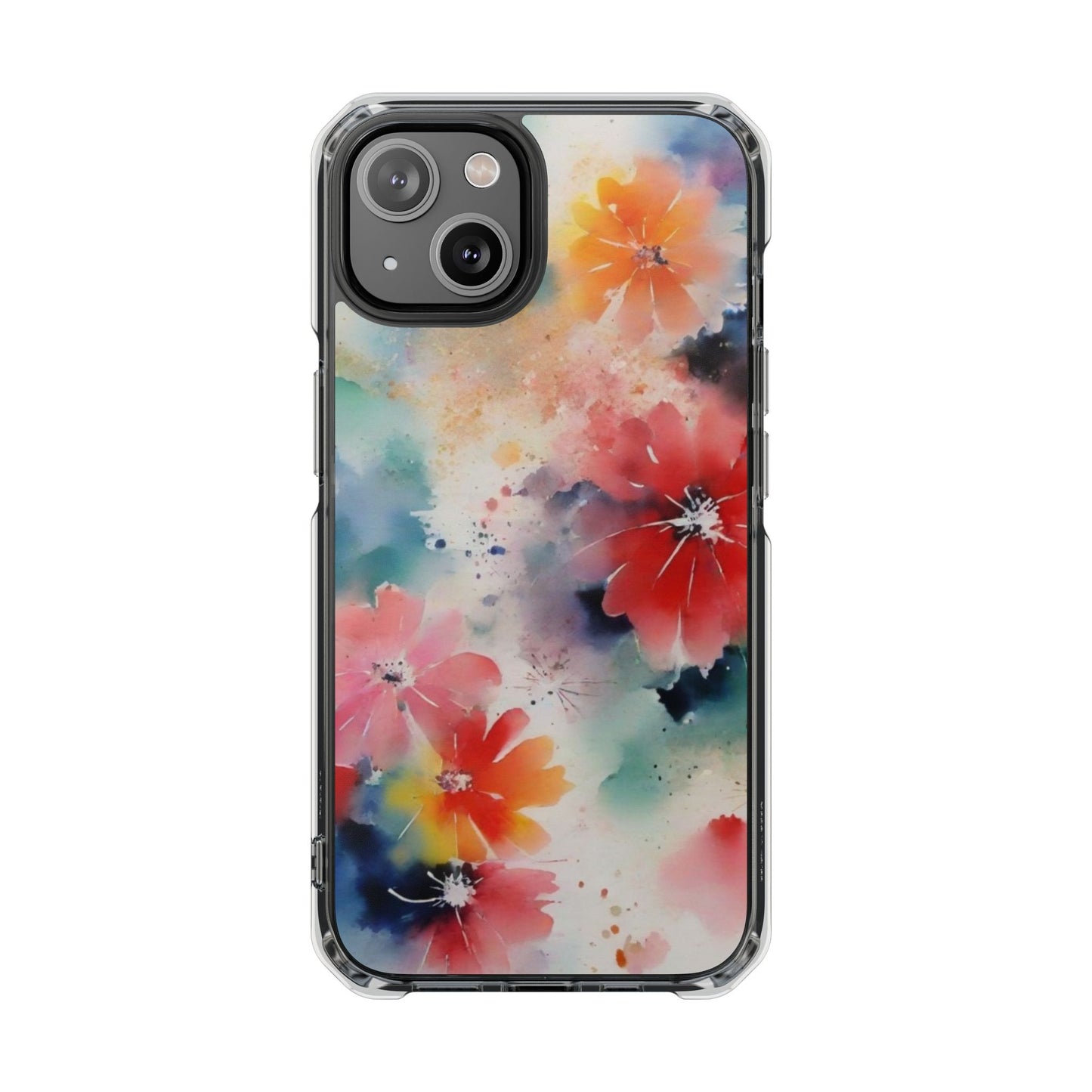 Magnetic Phone Case for iPhone 16/15/14 | Stylish Clear Impact Case, Trendy Protection for iPhone, Unique Gifts for Tech Lovers, Modern Aesthetic