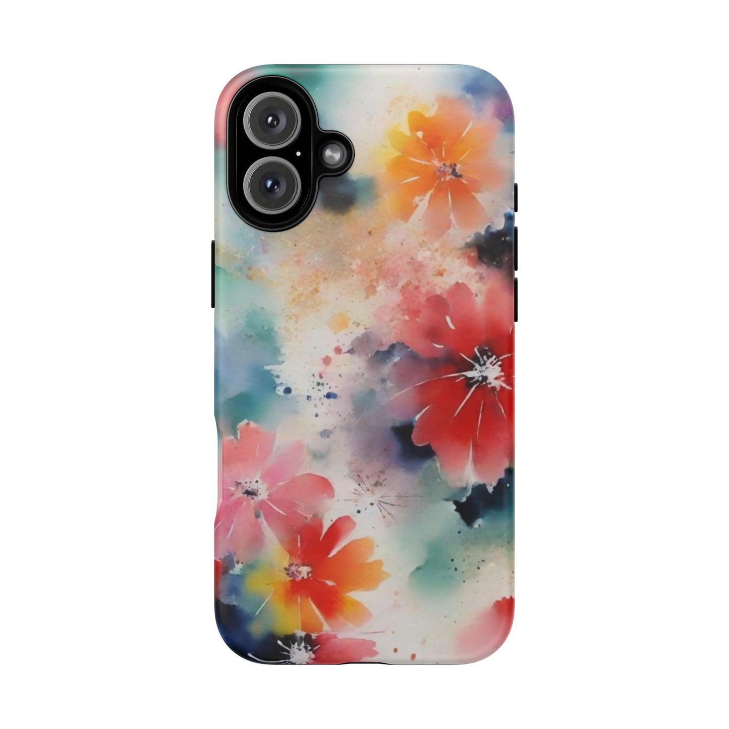 iPhone Tough Case Phone Case for iPhone 16– Dual Layer, Matte/Glossy Finish, Wireless Charging Compatible
